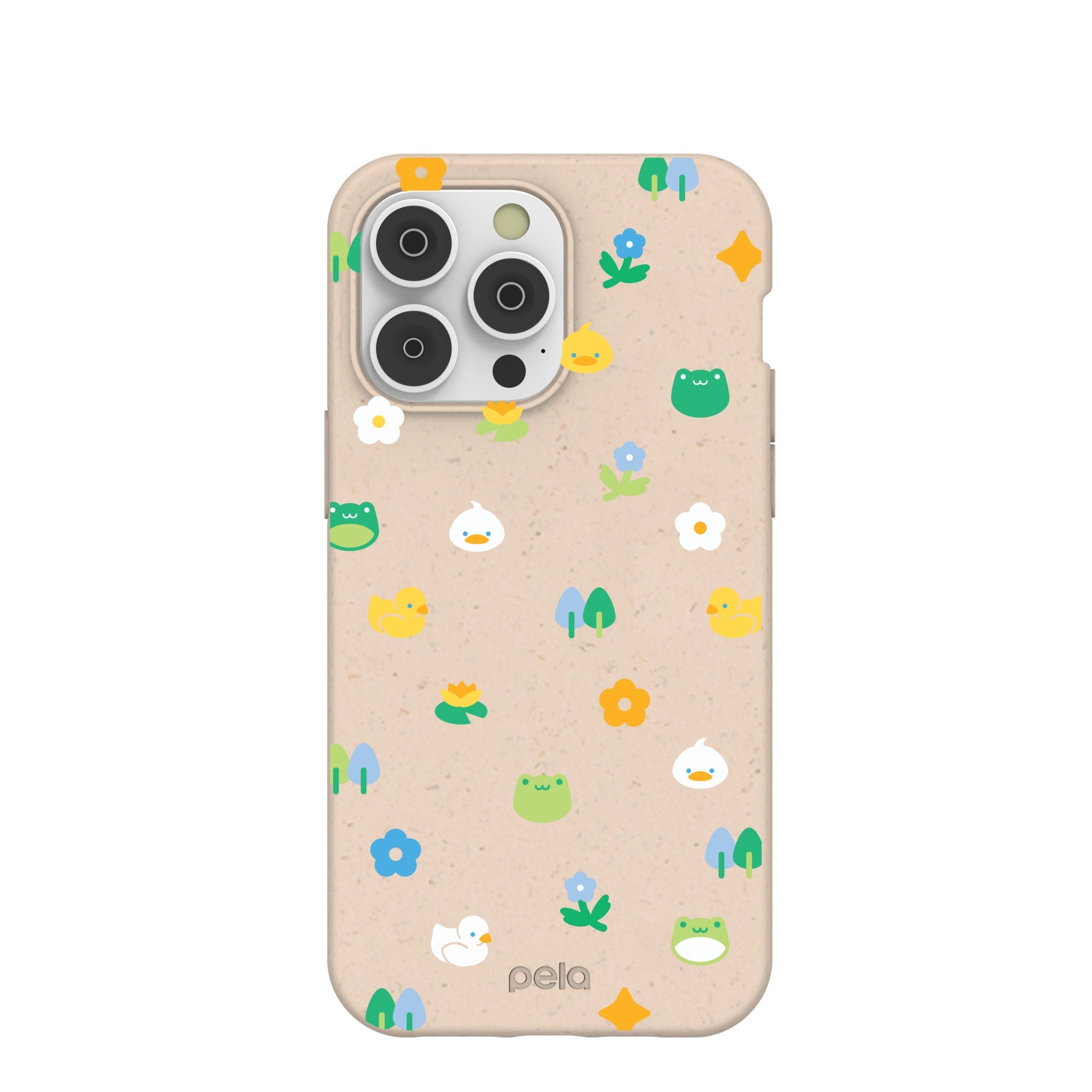 Seashell Merry Medley iPhone 14 Pro Max Case Refurbished - Pela Case refurbished available on Cerqular