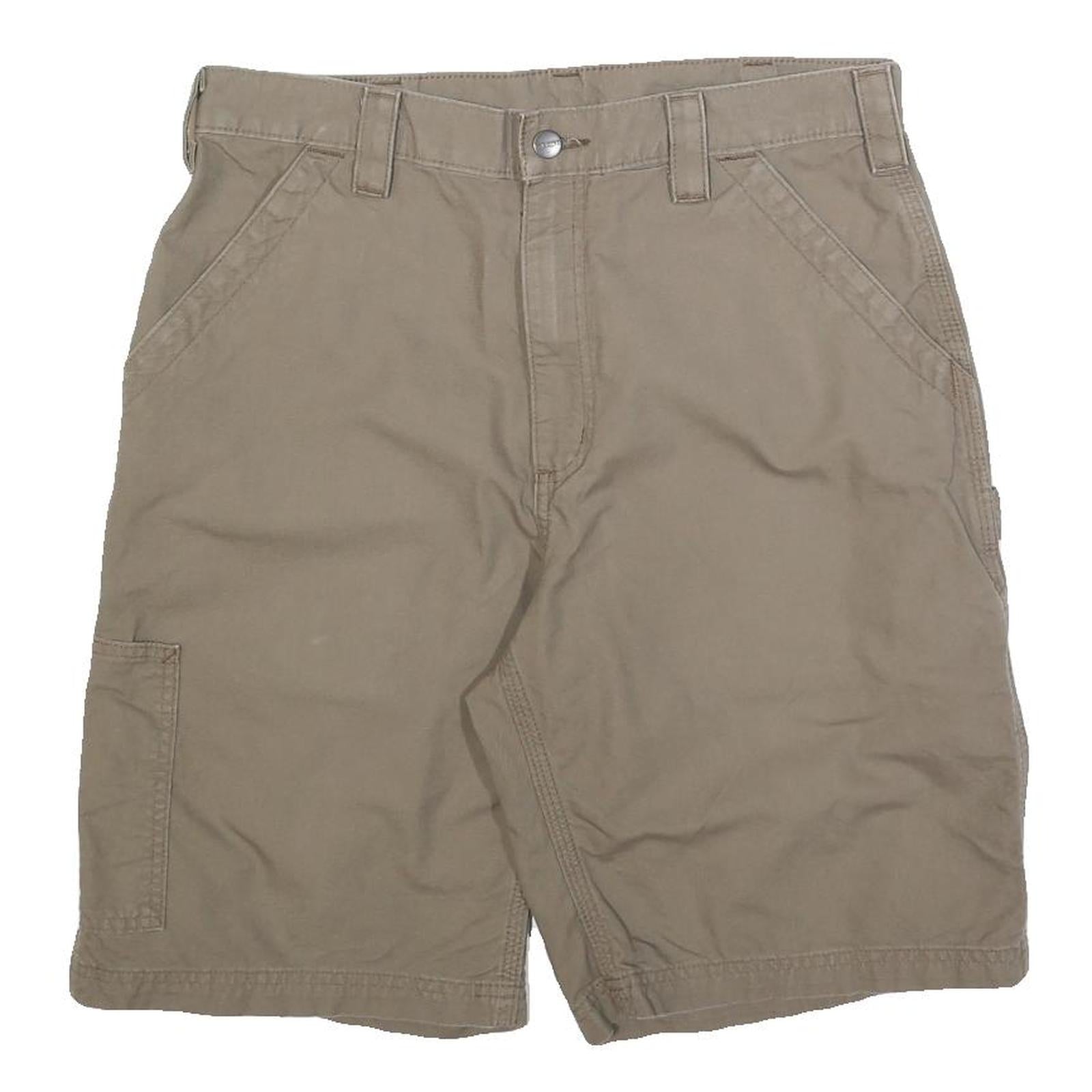 CARHARTT Mens Shorts Beige Casual M W34 Durable Workwear Pockets Refurbished - N/A refurbished available on Cerqular