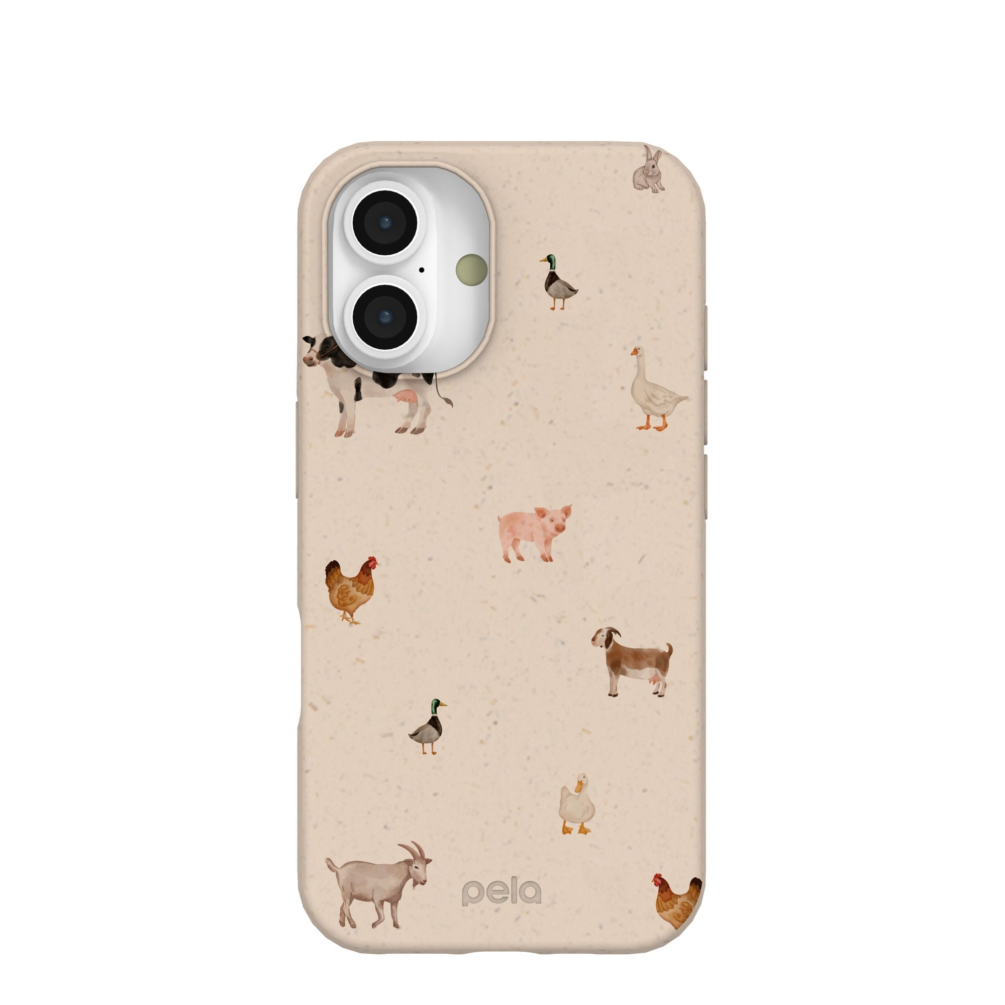 Seashell Pasture Party iPhone 16 Case Refurbished - Pela Case refurbished available on Cerqular