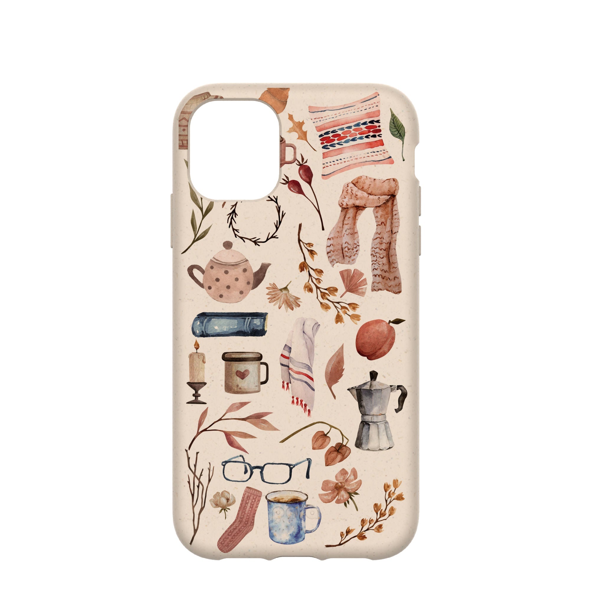 Seashell Creature Comforts iPhone 11 Case Refurbished - Pela Case refurbished available on Cerqular