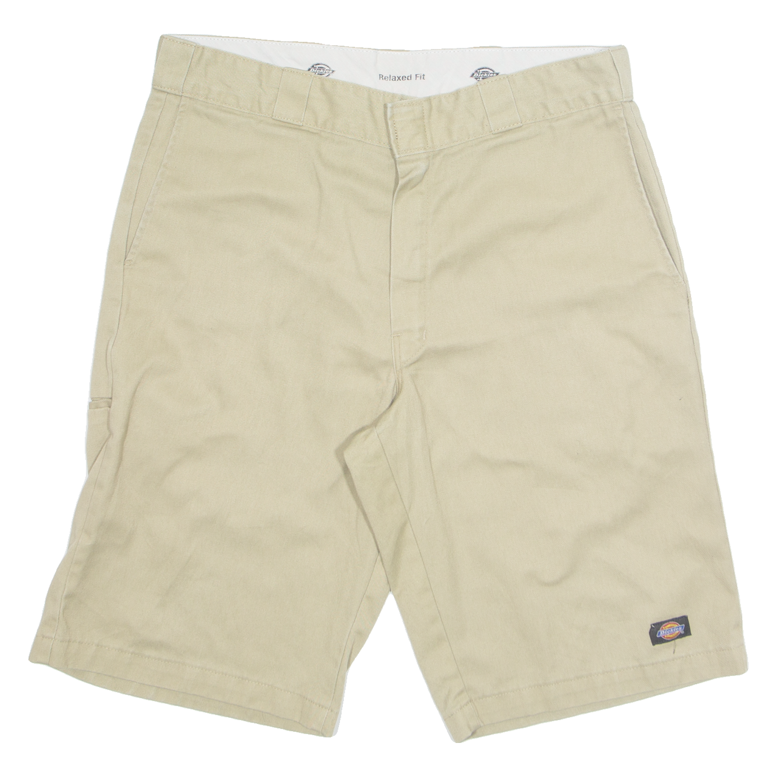 DICKIES Mens Workwear Shorts Beige Relaxed L W36 Refurbished - N/A refurbished available on Cerqular