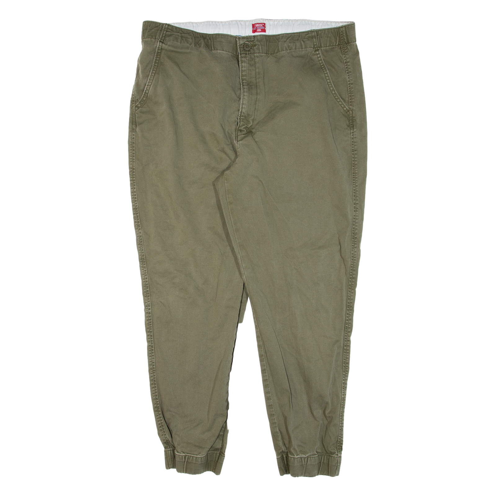LEVI'S Chino Jogger Mens Trousers Green Regular Tapered W38 L27 Refurbished - N/A refurbished available on Cerqular