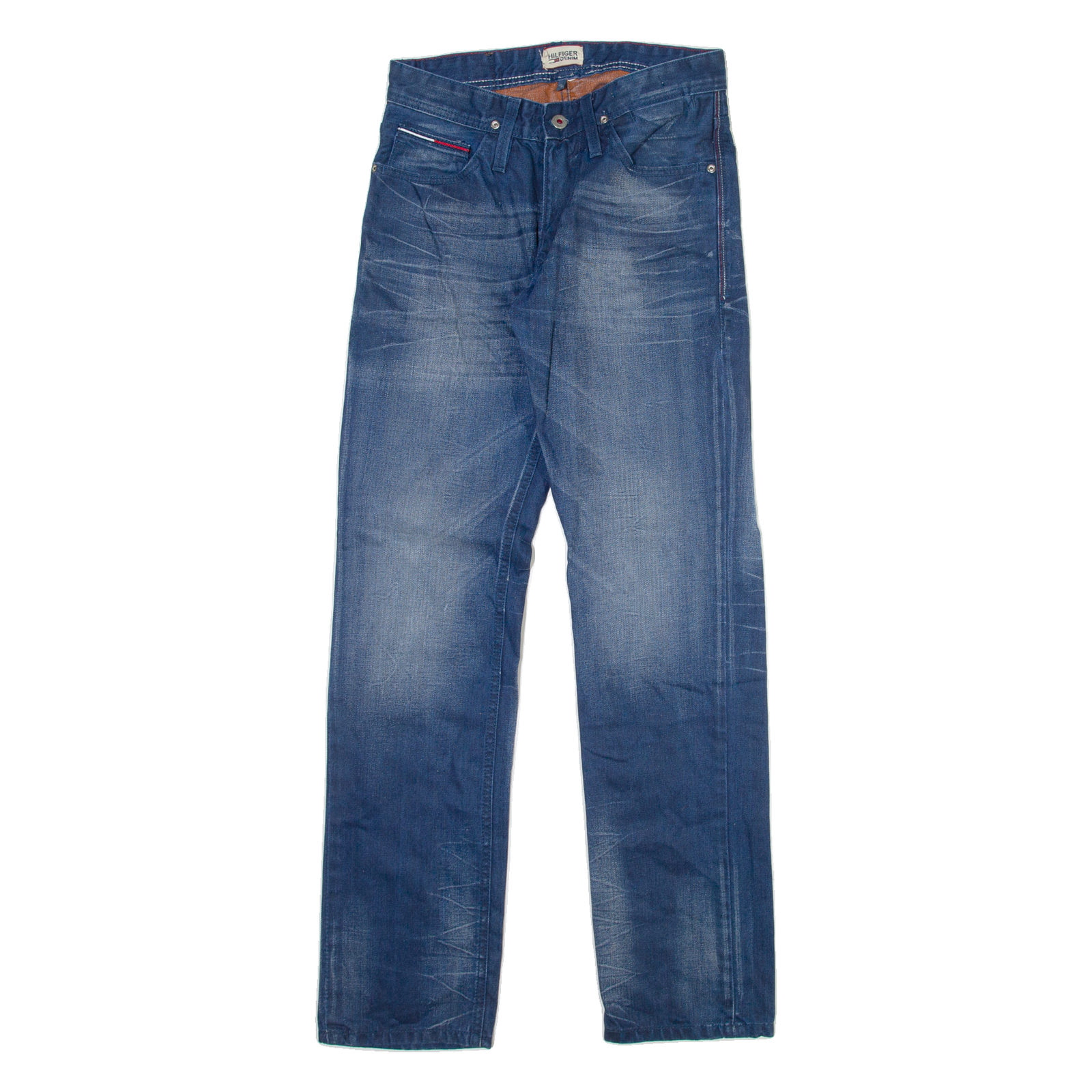 TOMMY HILFIGER Mens Jeans Blue Regular Straight W29 L34 Refurbished - N/A refurbished available on Cerqular