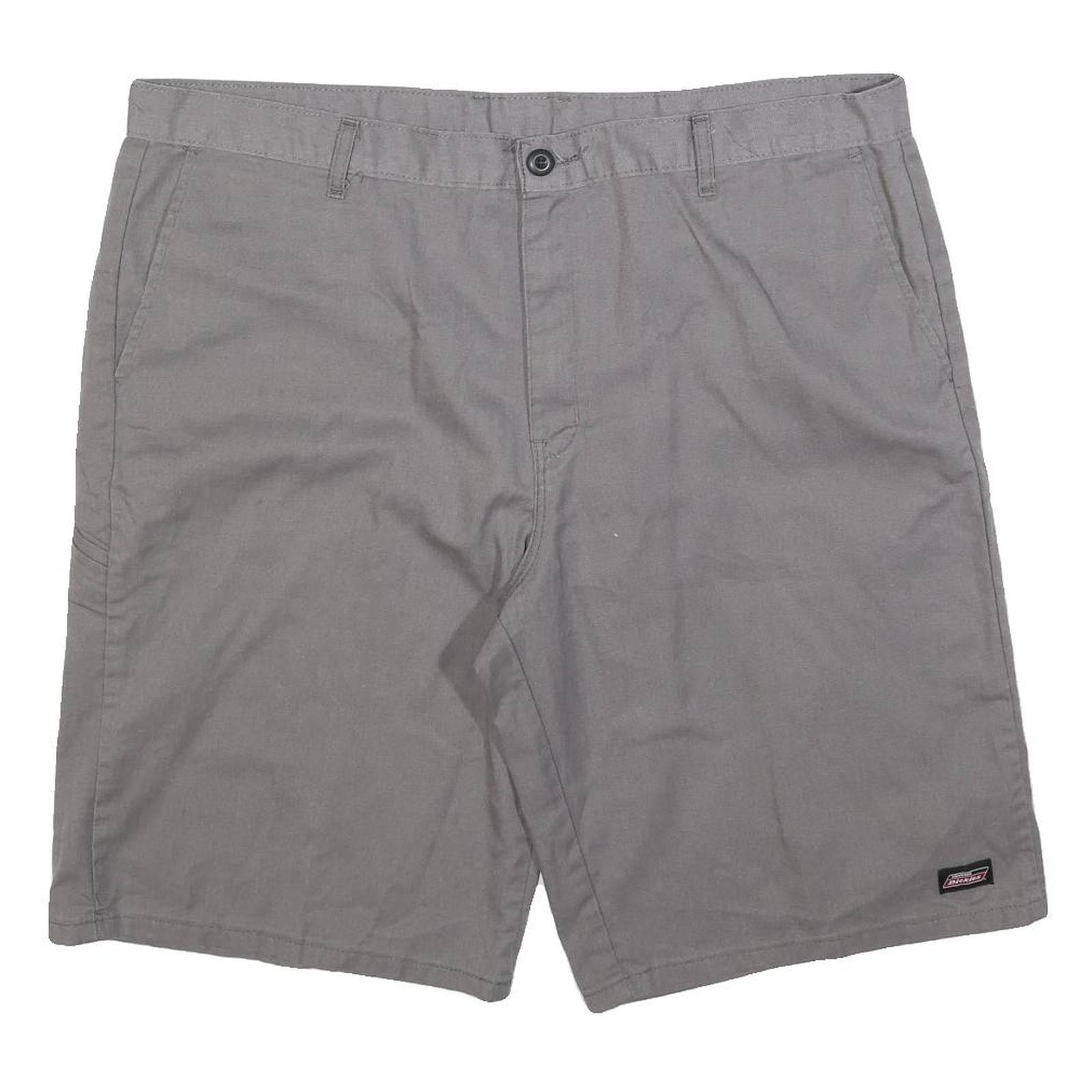 DICKIES Mens Shorts Grey Casual Cotton Blend 2XL W42 Comfortable Workwear Refurbished - N/A refurbished available on Cerqular