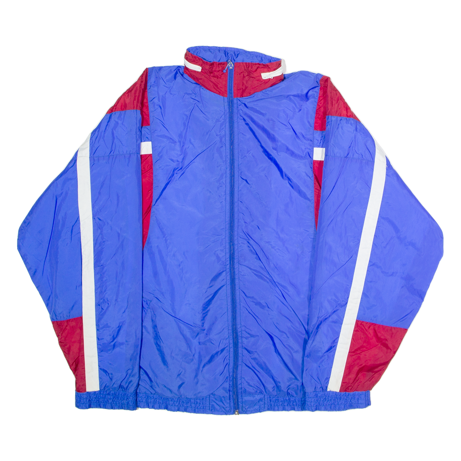 MACGREGOR Mens Shell Jacket Blue Nylon 90s Hooded M Refurbished - N/A refurbished available on Cerqular