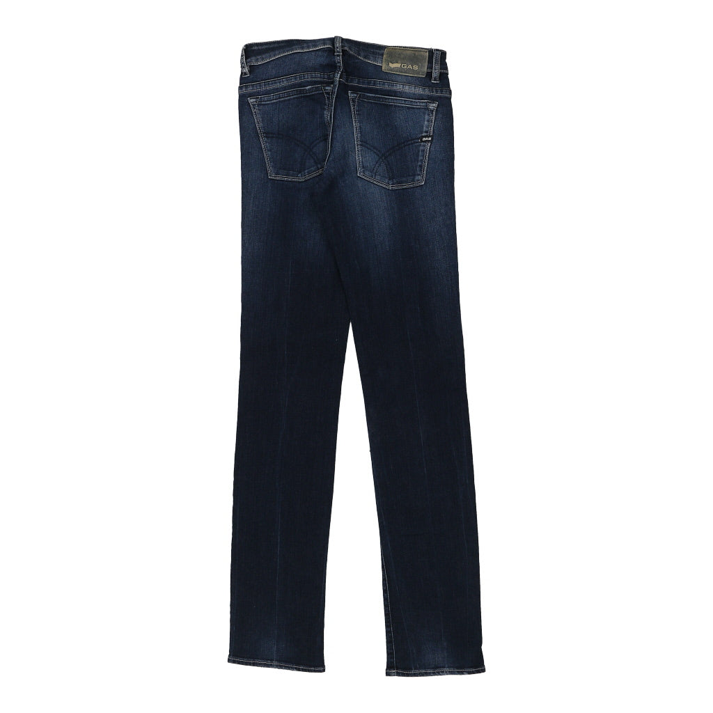 Gas Jeans - 29W UK 10 Dark Wash Cotton Refurbished - Thrifted (note: this is a term often used to describe second- refurbished available on Cerqular