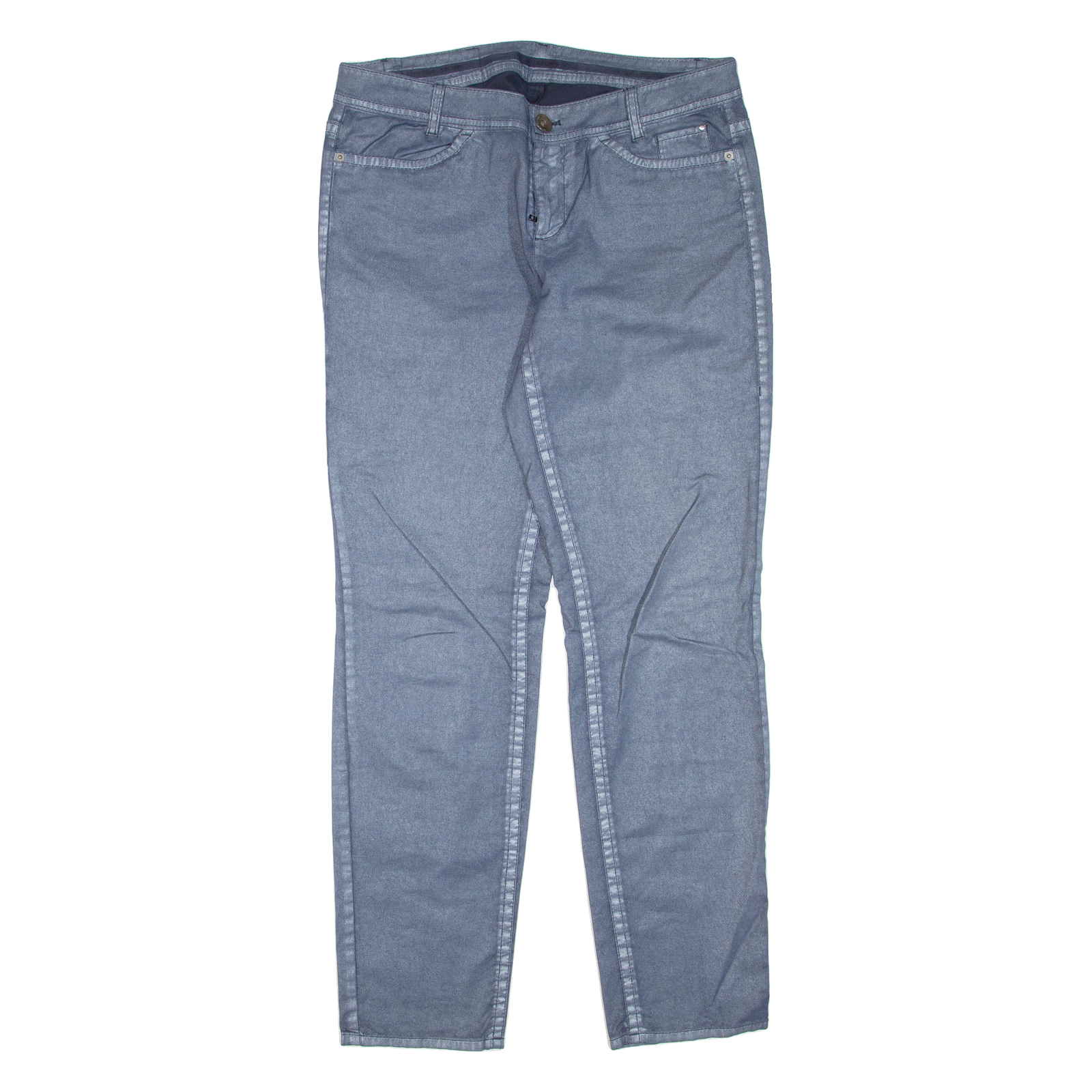 MARC CAIN Womens Trousers Blue Regular Skinny W32 L31 Refurbished - N/A refurbished available on Cerqular