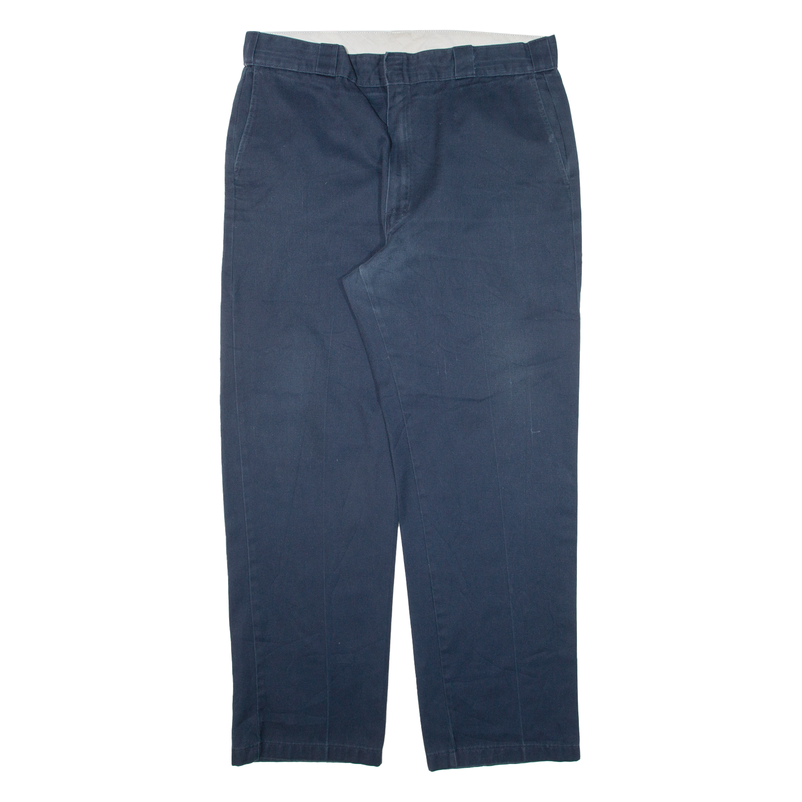 DICKIES Workwear Mens Trousers Blue Regular Straight W38 L32 Refurbished - N/A refurbished available on Cerqular