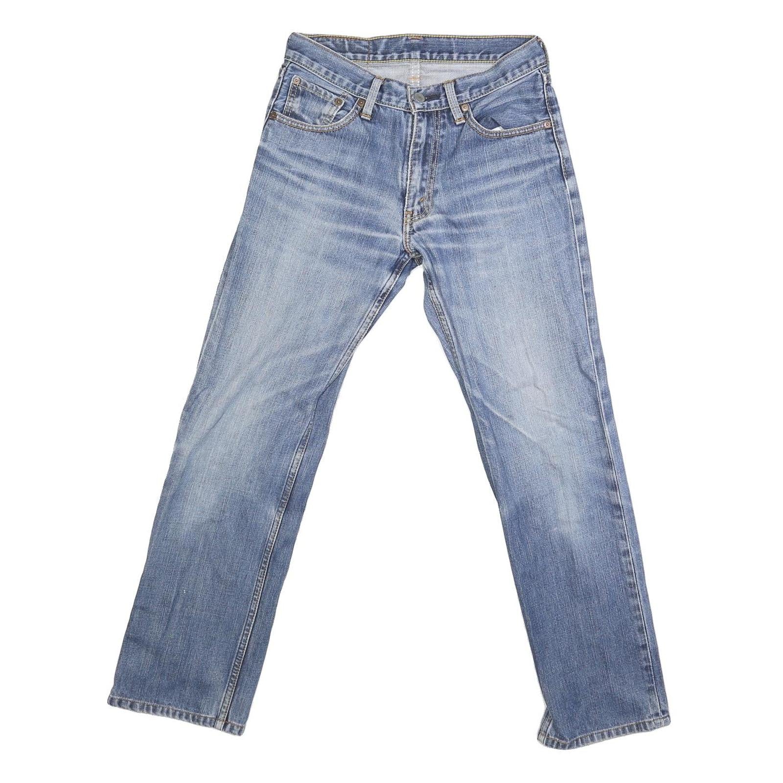 LEVI'S 501 Mens Jeans Blue Regular Straight Denim Medium W28 L27 Classic Zip Refurbished - N/A refurbished available on Cerqular