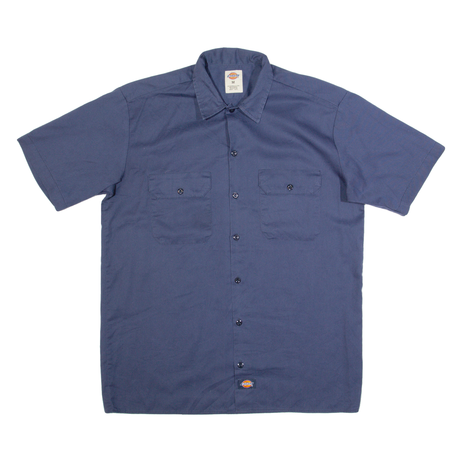 DICKIES Mens Worker Shirt Blue M Refurbished - N/A refurbished available on Cerqular