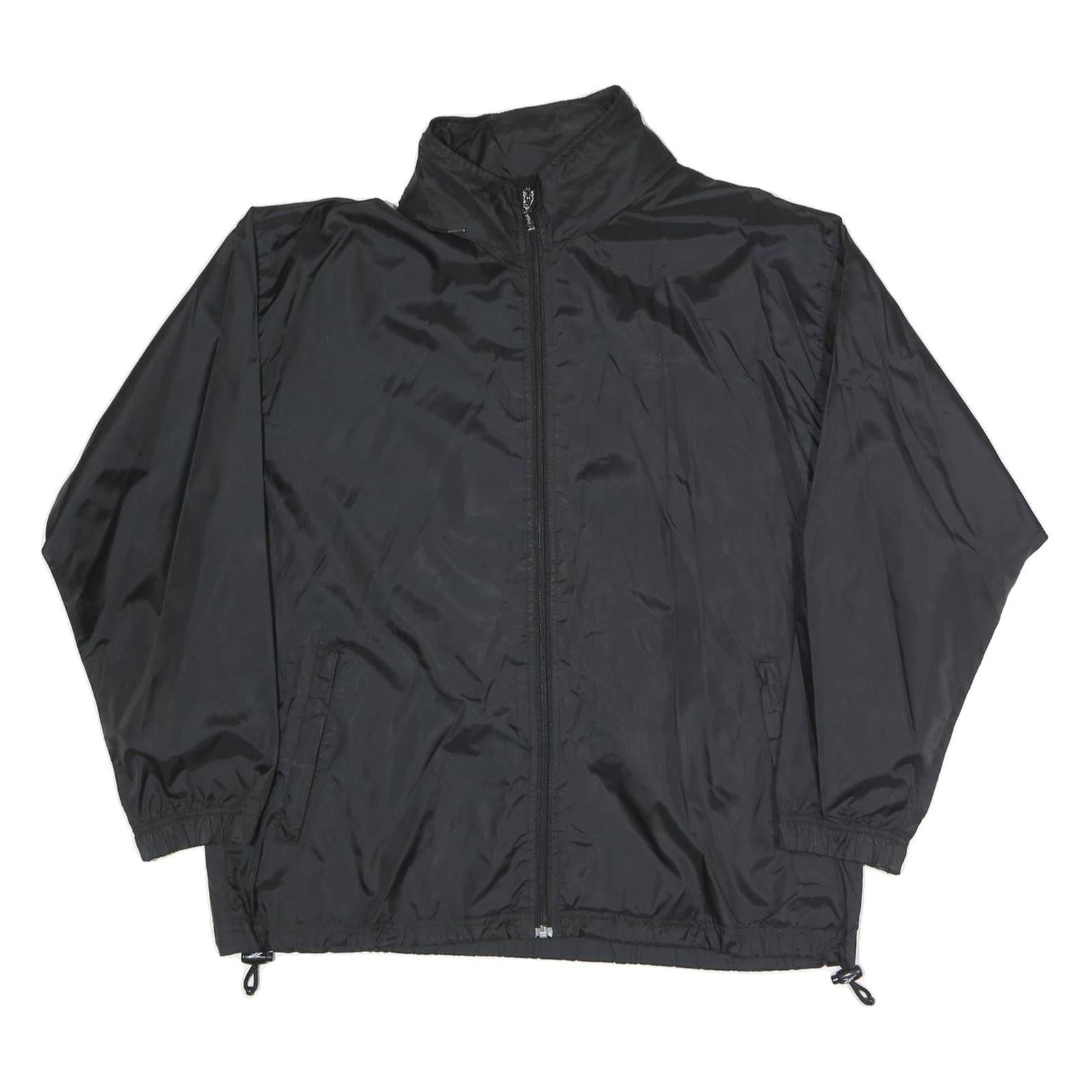 REEBOK Mens Black Jacket S Polyester Blend Plain Zip Closure Lightweight Casual Refurbished - N/A refurbished available on Cerqular