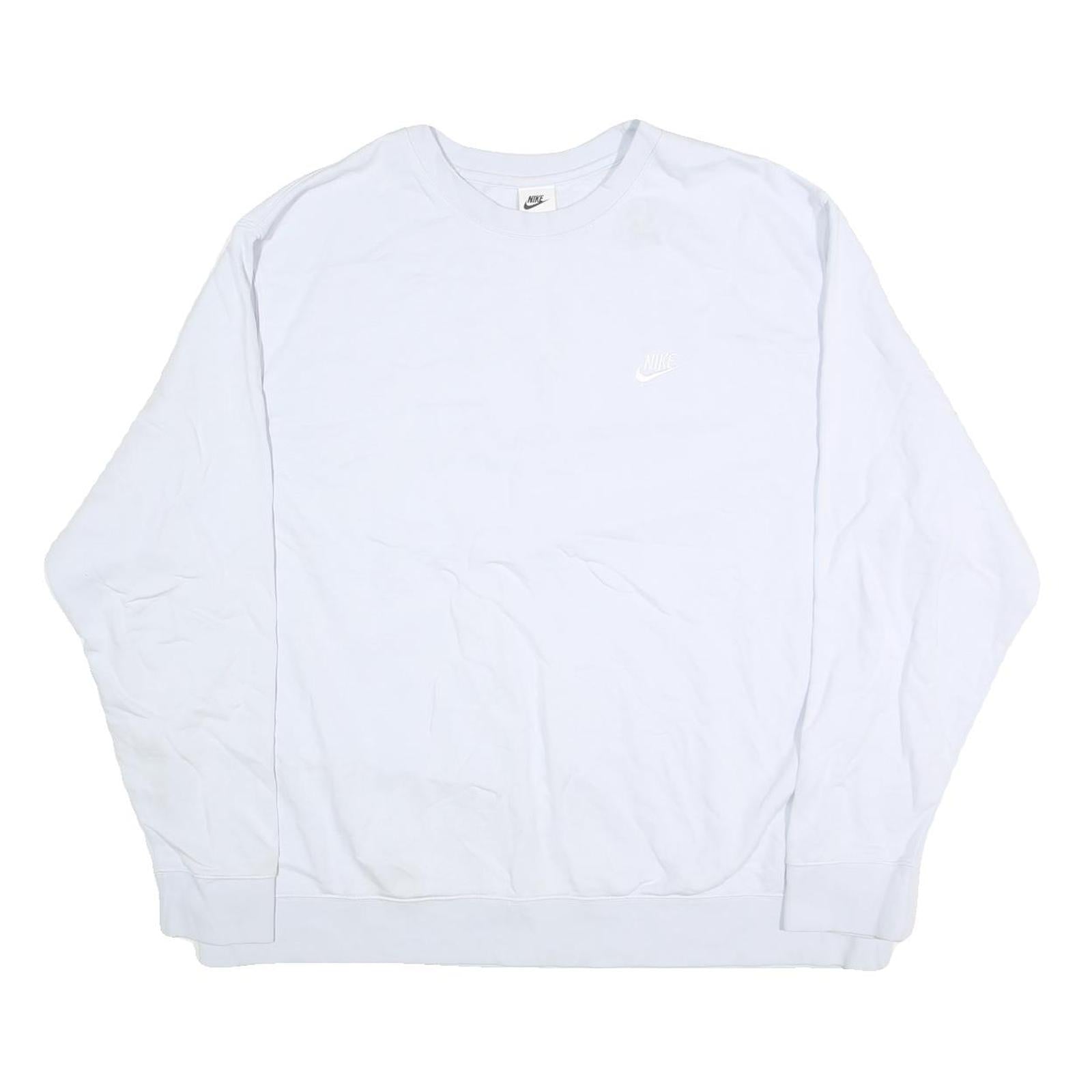 Buy NIKE Mens White Cotton Crew Neck 3XL Sweatshirt Pullover Classic Style Refurbished - $36.39 NIKE Mens White Cotton Crew Neck 3XL Sweatshirt Pullover Classic Style Refurbished - N/A refurbished available on Cerqular