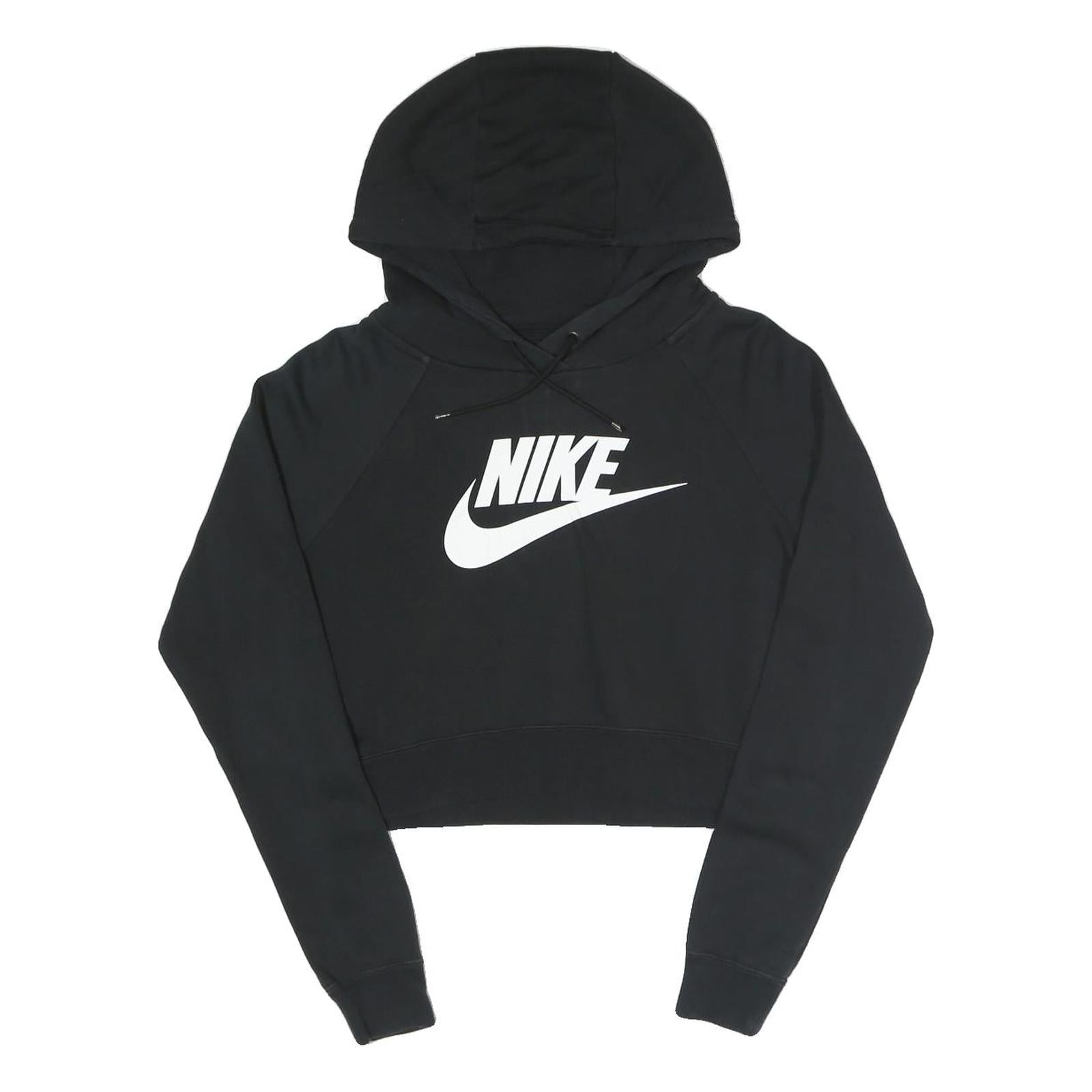 Buy NIKE Womens Black Hoodie S Cotton Blend Pullover Logo Sweatshirt Refurbished - $41.59 NIKE Womens Black Hoodie S Cotton Blend Pullover Logo Sweatshirt Refurbished - N/A refurbished available on Cerqular