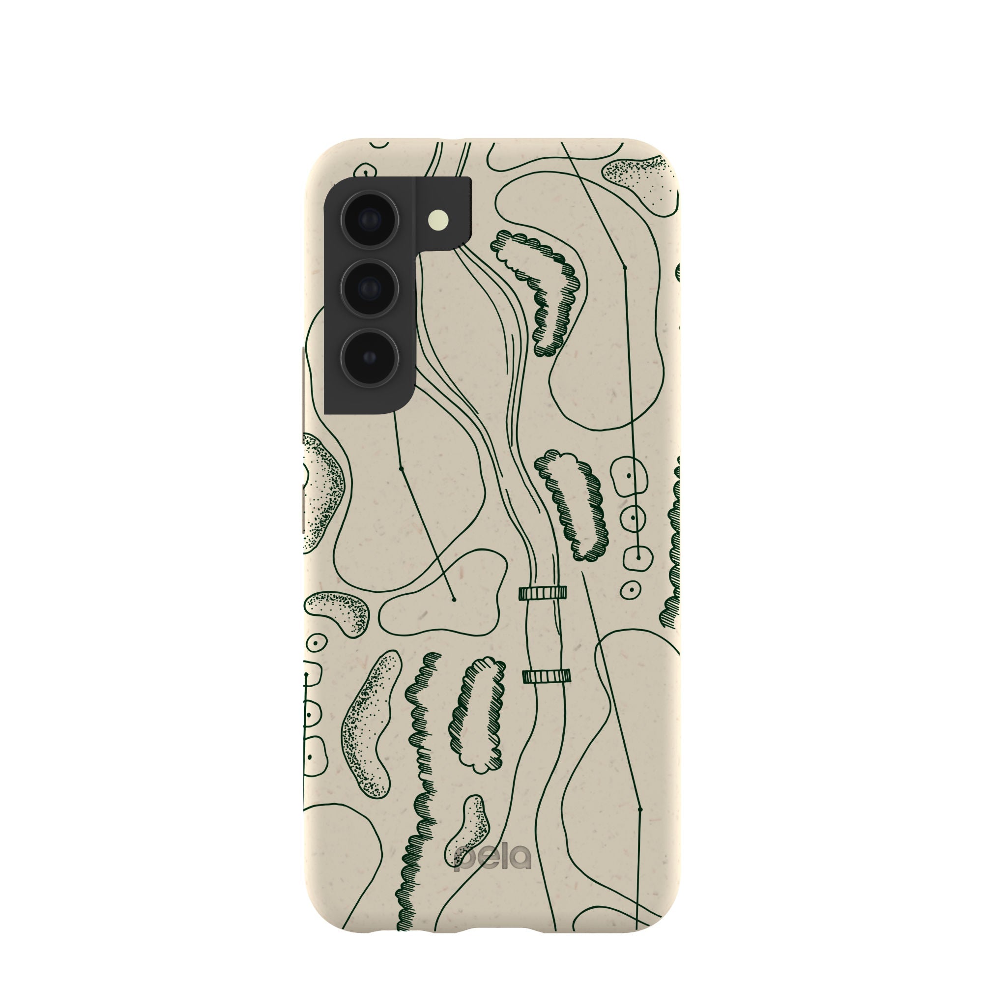 London Fog Golf Course Samsung Galaxy S22 Case Refurbished - Pela Case refurbished available on Cerqular
