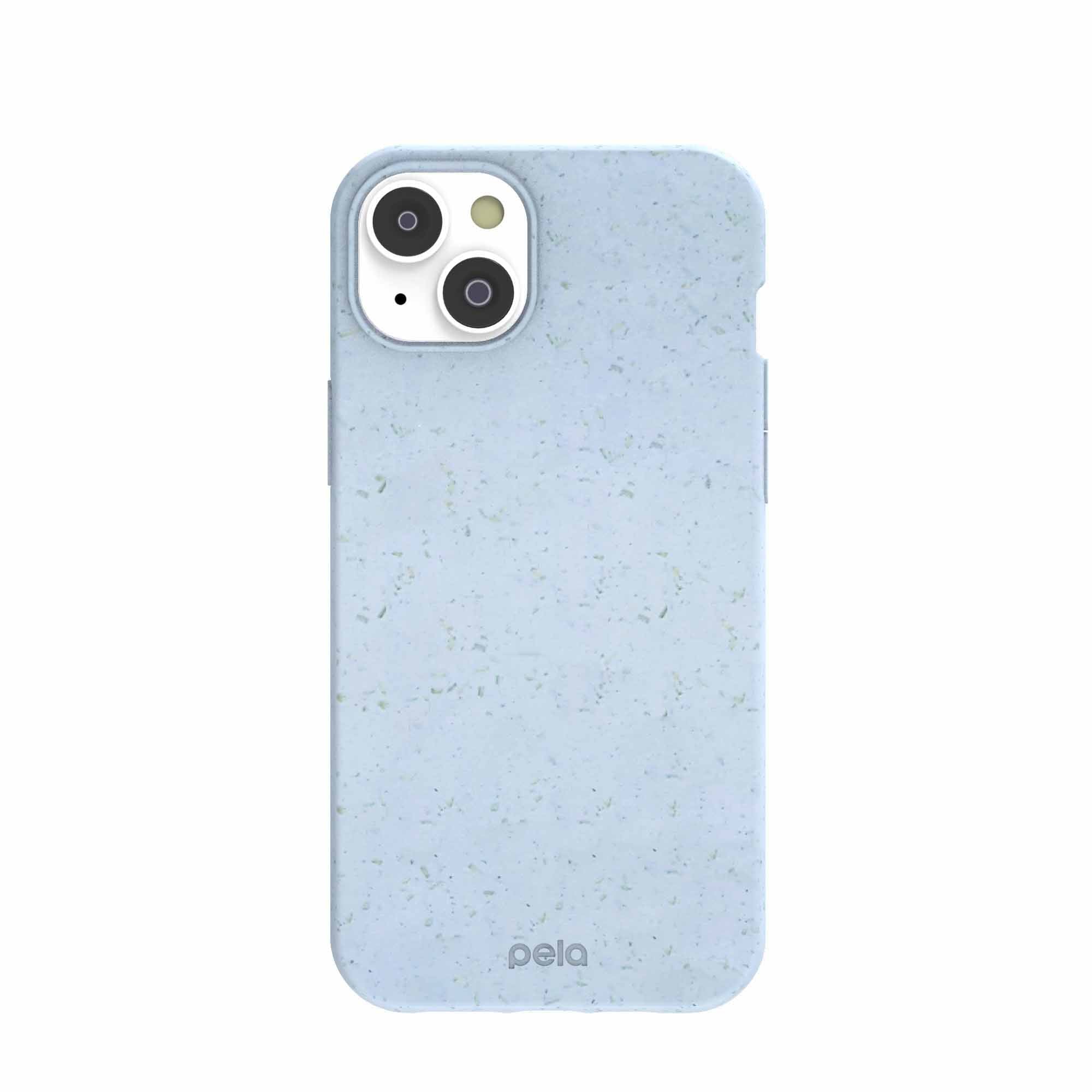 Powder Blue iPhone 14 Plus Case Refurbished - Pela Case refurbished available on Cerqular