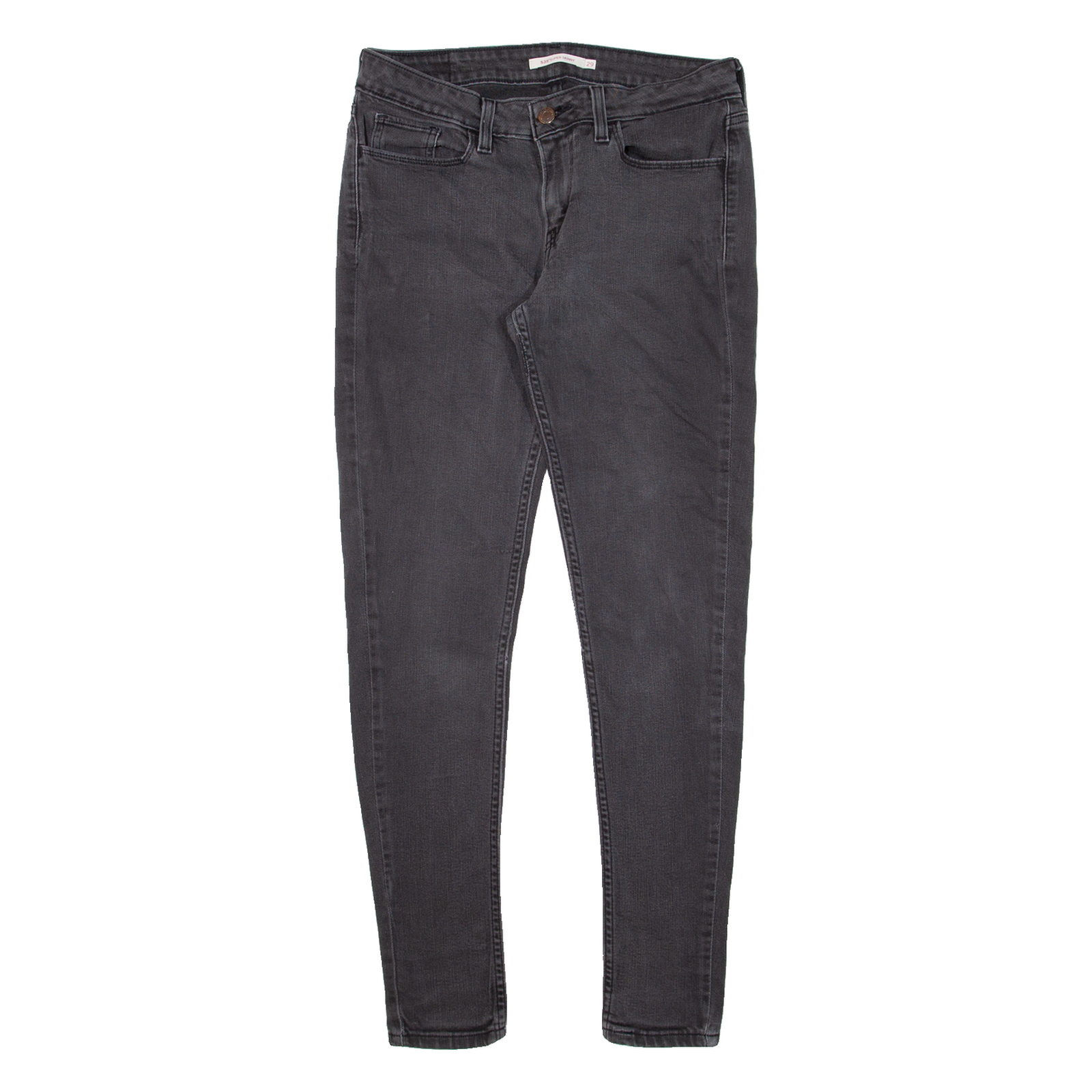 LEVI'S 535 Womens Jeans Black Slim Skinny W29 L30 Refurbished - N/A refurbished available on Cerqular