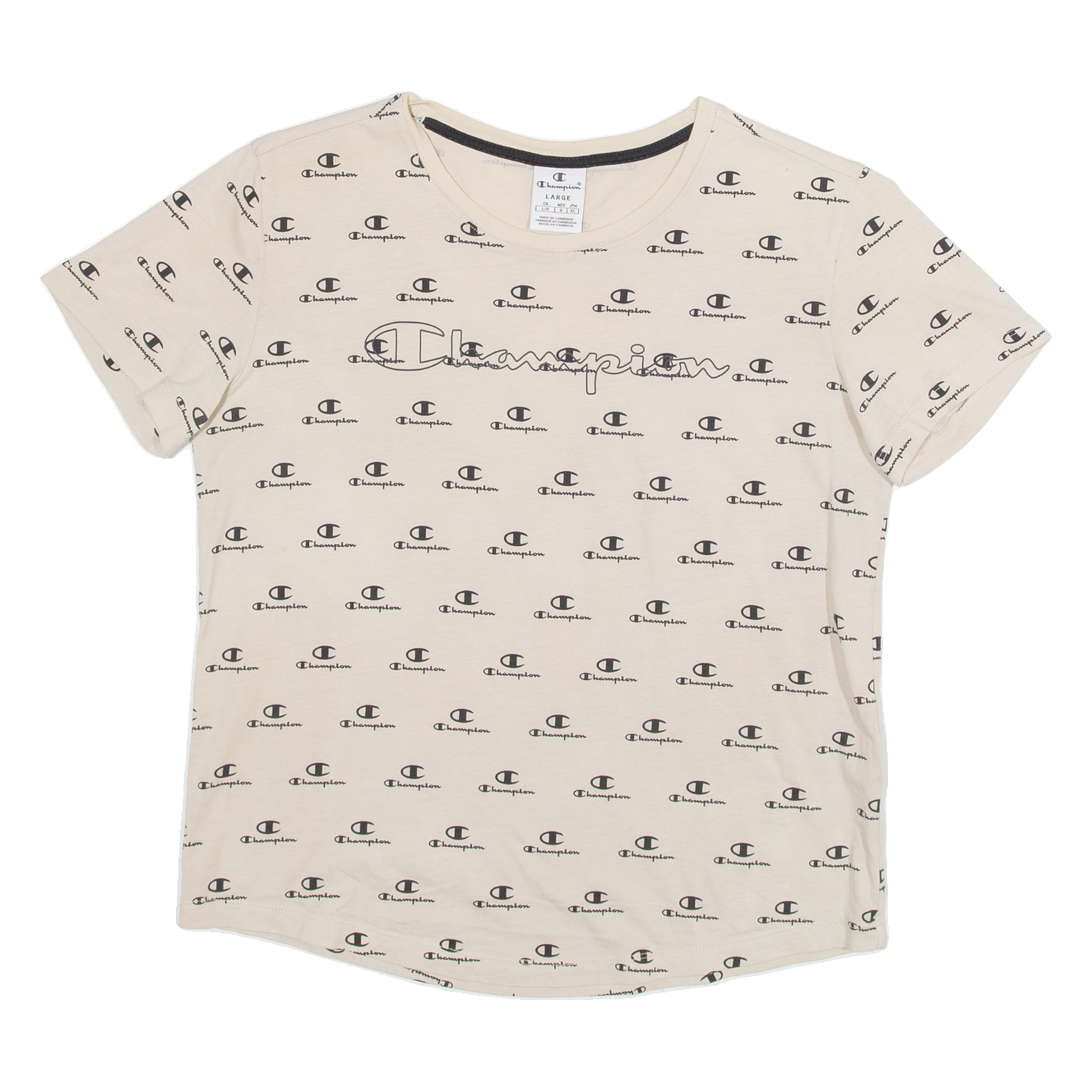 Buy CHAMPION Cropped Womens T-Shirt Beige L Refurbished - $15.59 CHAMPION Cropped Womens T-Shirt Beige L Refurbished - N/A refurbished available on Cerqular