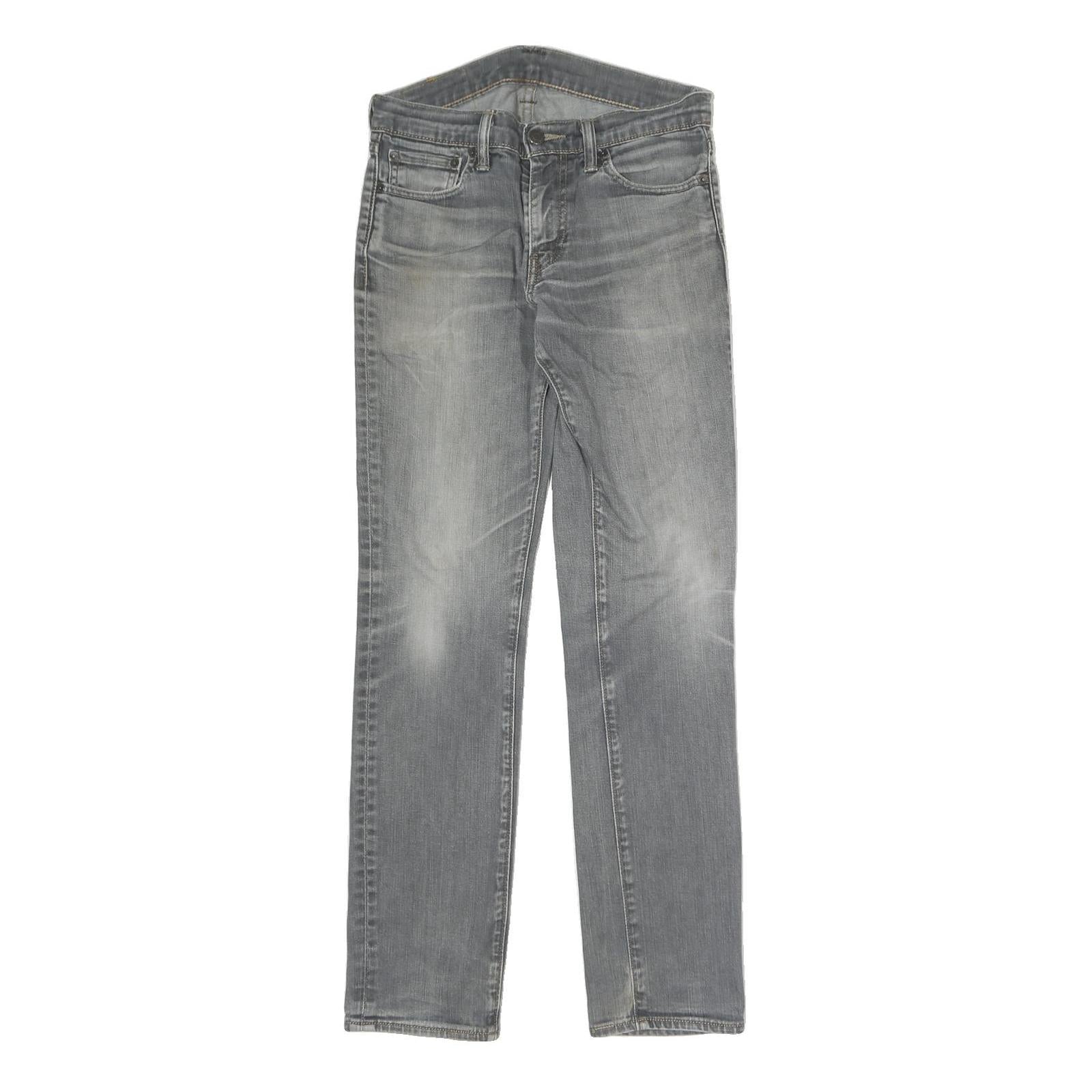 LEVI'S 511 SLIM Mens Jeans Grey Slim Skinny Denim Stone Wash W30 L32 Stylish Refurbished - N/A refurbished available on Cerqular