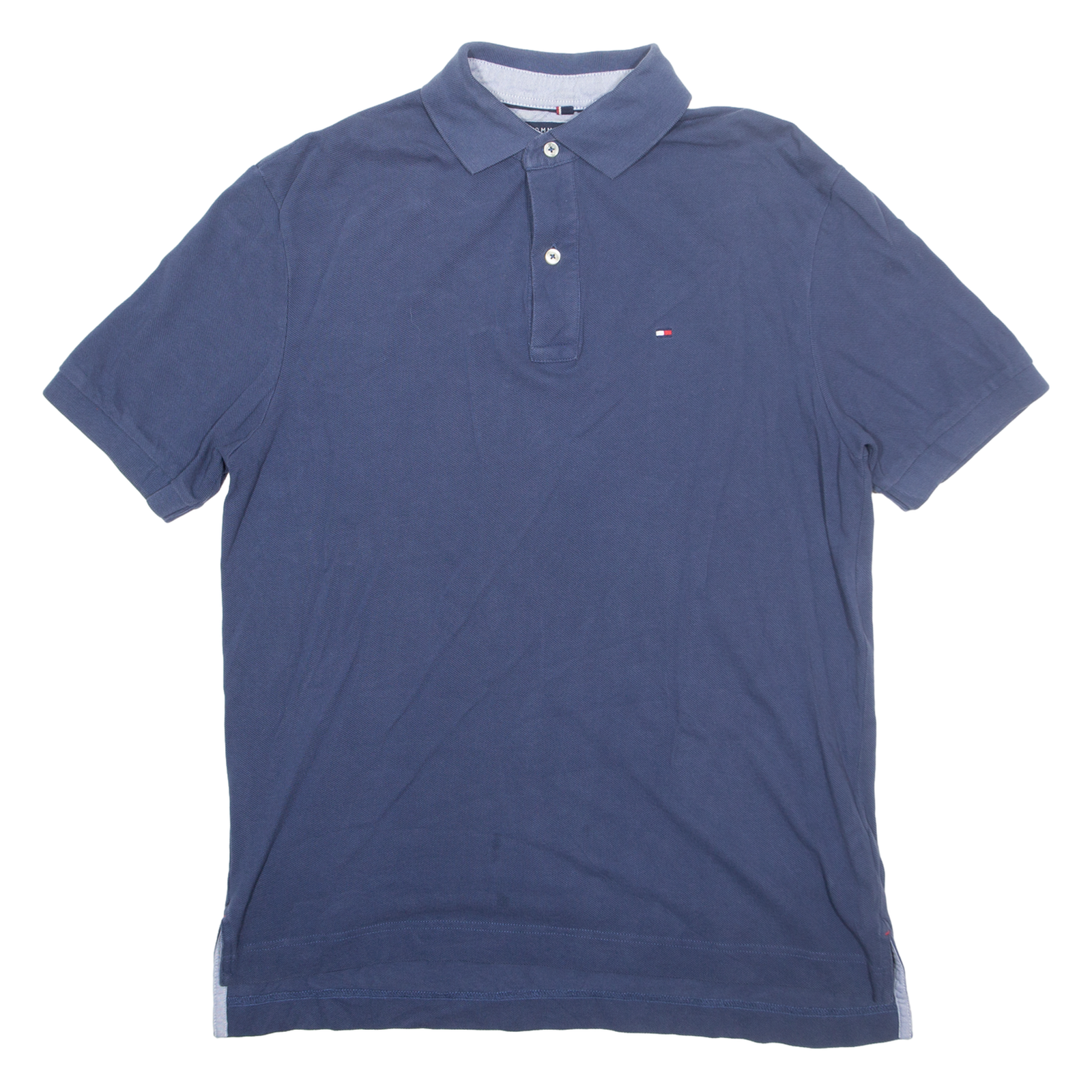 TOMMY HILFIGER Mens Polo Shirt Blue M Refurbished - N/A refurbished available on Cerqular