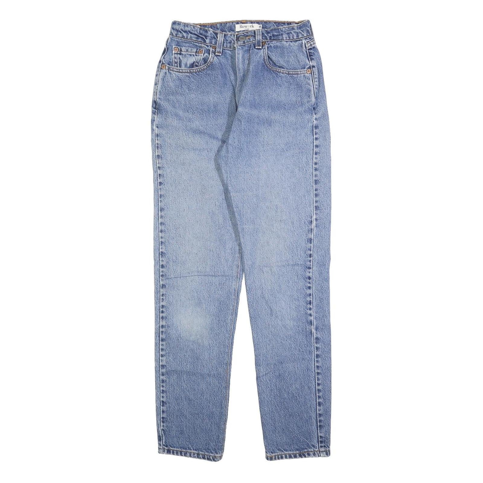 LEVI'S Womens Jeans Blue Slim Straight Denim Medium W26 L30 Classic Fit Zip Refurbished - N/A refurbished available on Cerqular