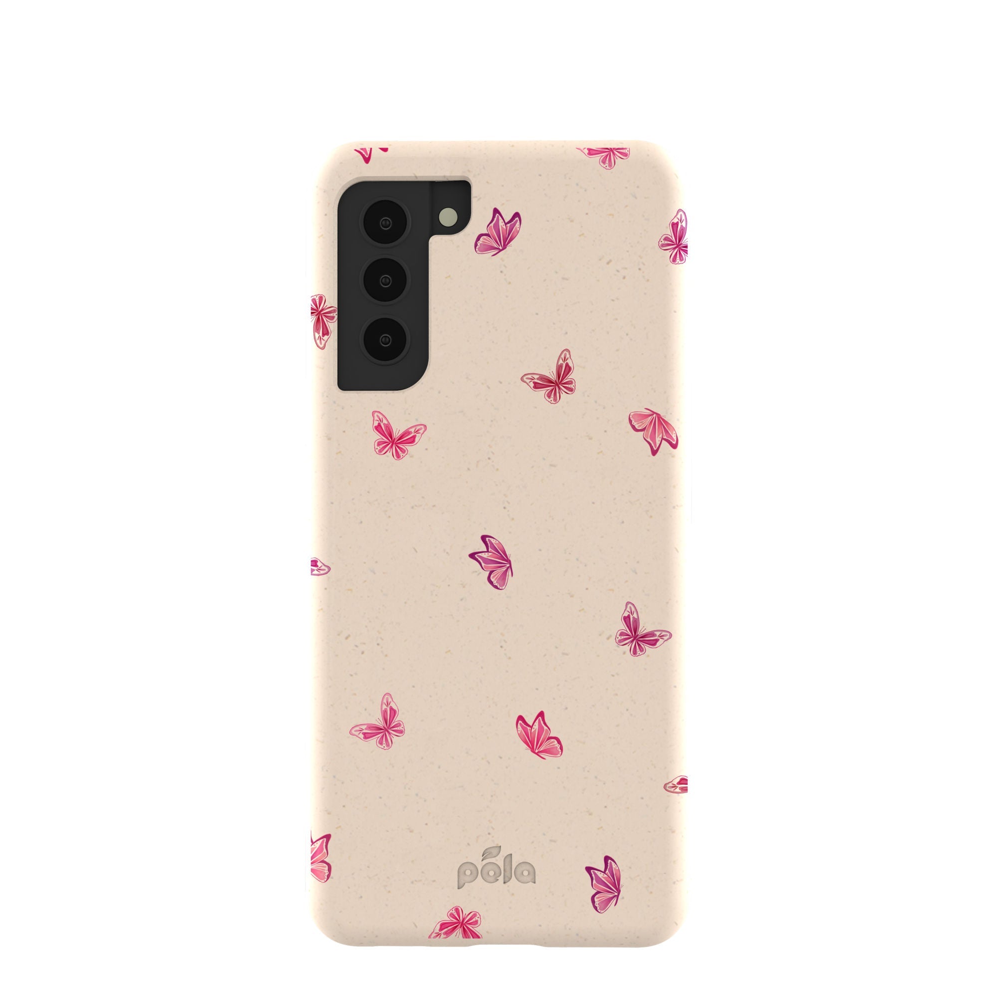 Seashell Lil Flutters Samsung Galaxy S21 Case Refurbished - Pela Case refurbished available on Cerqular