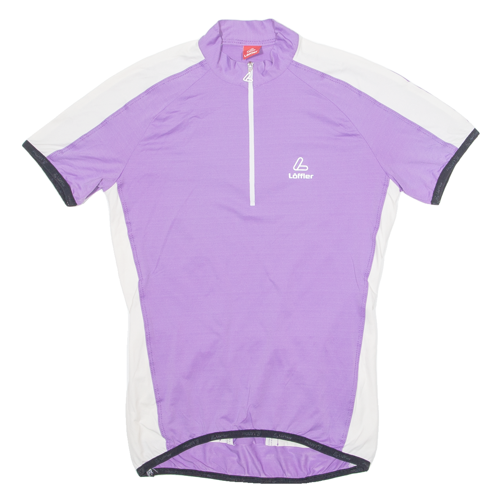 LOFFLER Cycling Womens Jersey Purple 1/4 Zip S Refurbished - N/A refurbished available on Cerqular