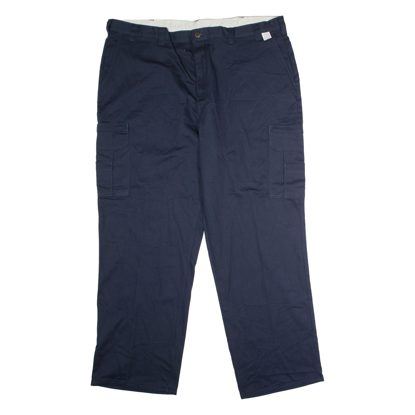 DICKIES Workwear Cargo Mens Twill Trousers Blue Regular Straight W46 L34 Refurbished - N/A refurbished available on Cerqular