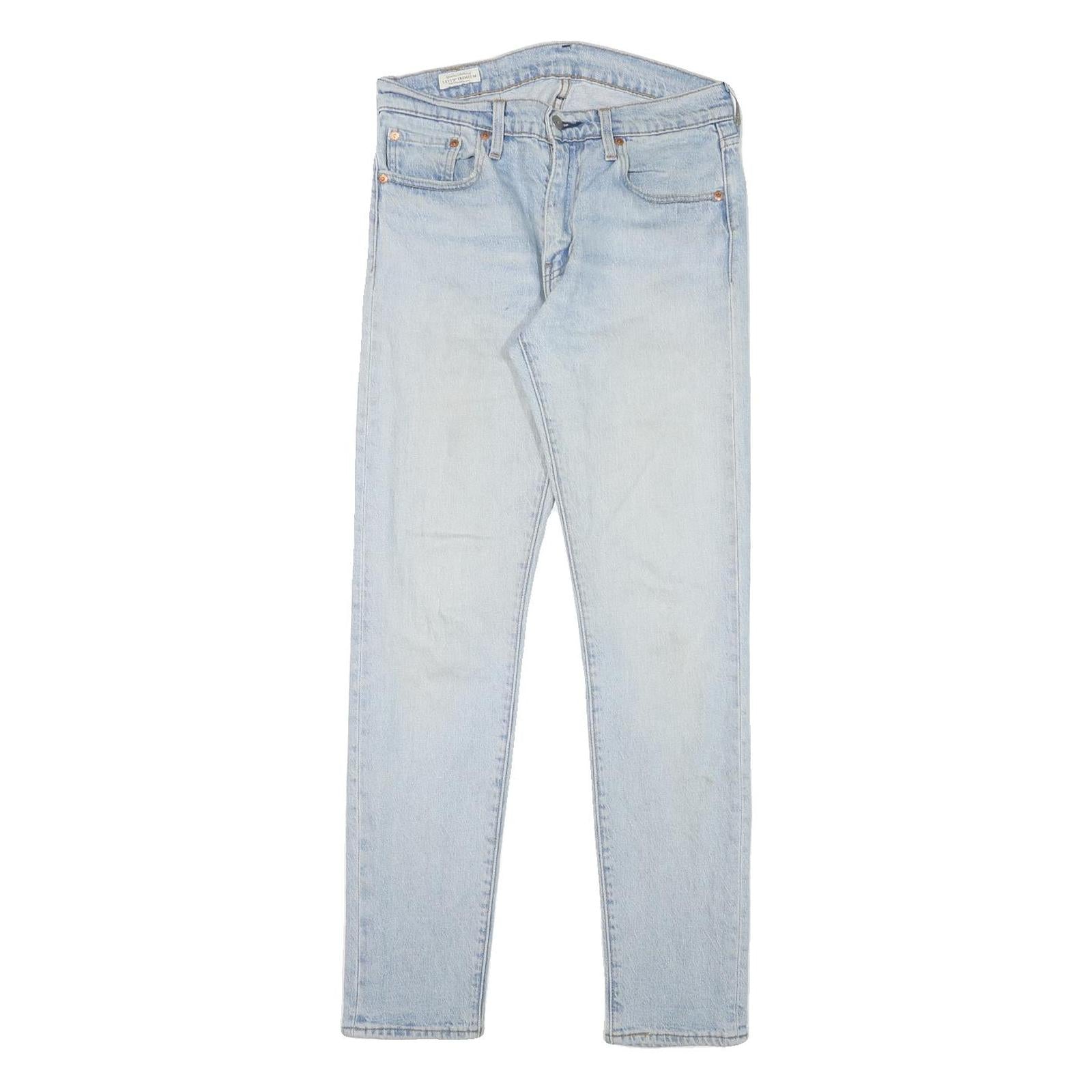 LEVI'S 512 Mens Jeans Blue Slim Skinny Denim Light W29 L30 Classic Zip Fastening Refurbished - N/A refurbished available on Cerqular