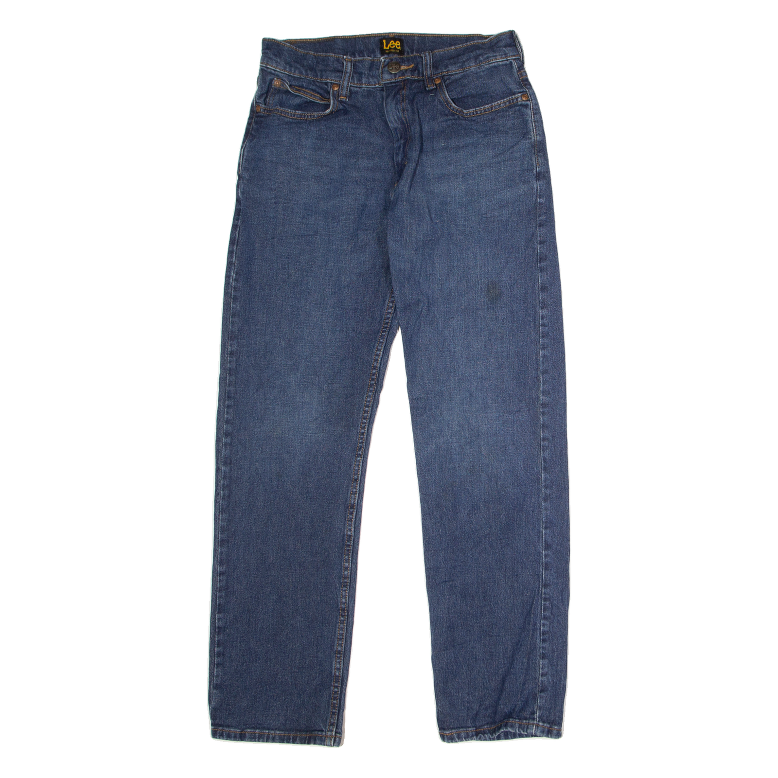 LEE Mens Jeans Blue Relaxed Straight Stone Wash W29 L30 Refurbished - N/A refurbished available on Cerqular