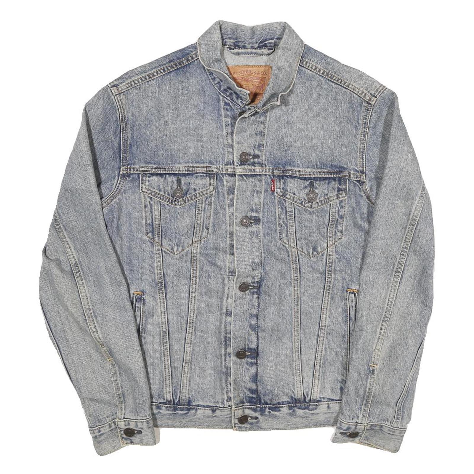 Buy LEVI'S Mens Blue Denim Button Jacket M Cotton Blend Classic Casual Refurbished - $61.09 LEVI'S Mens Blue Denim Button Jacket M Cotton Blend Classic Casual Refurbished - N/A refurbished available on Cerqular