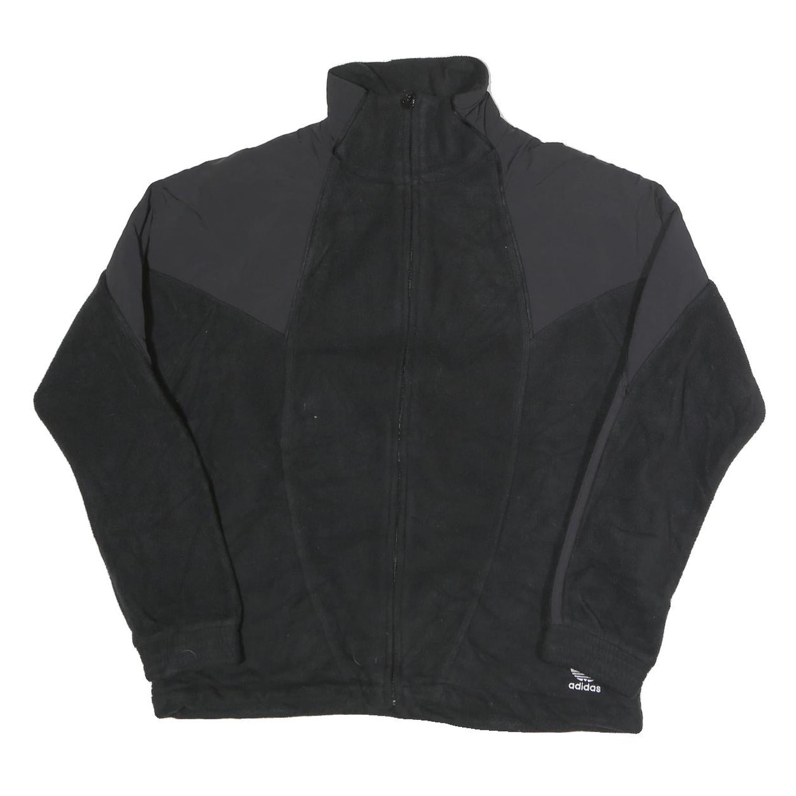 Buy ADIDAS Mens Black Black Zip Up Fleece Jacket S Polyester Sportswear Retro Refurbished - $36.39 ADIDAS Mens Black Black Zip Up Fleece Jacket S Polyester Sportswear Retro Refurbished - N/A refurbished available on Cerqular