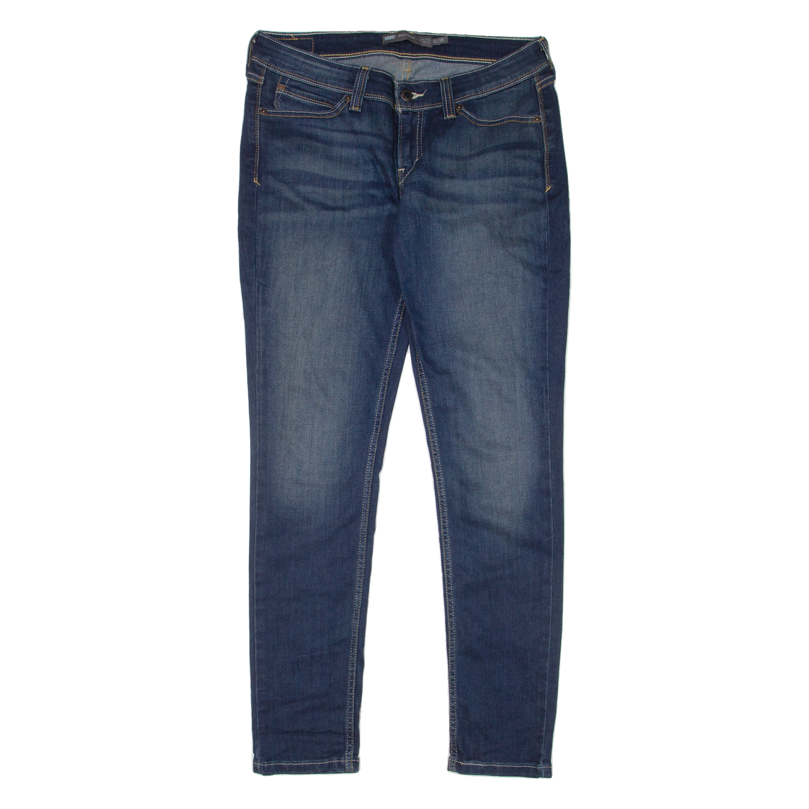 LEVI'S Low Rise Womens Jeans Blue Slim Skinny Stone Wash W30 L32 Refurbished - N/A refurbished available on Cerqular