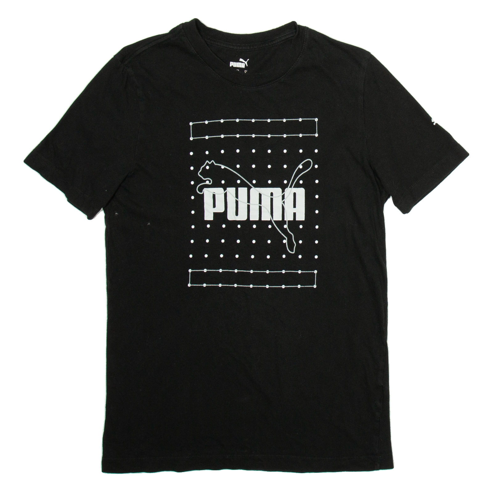 PUMA Mens T-Shirt Black S Refurbished - N/A refurbished available on Cerqular