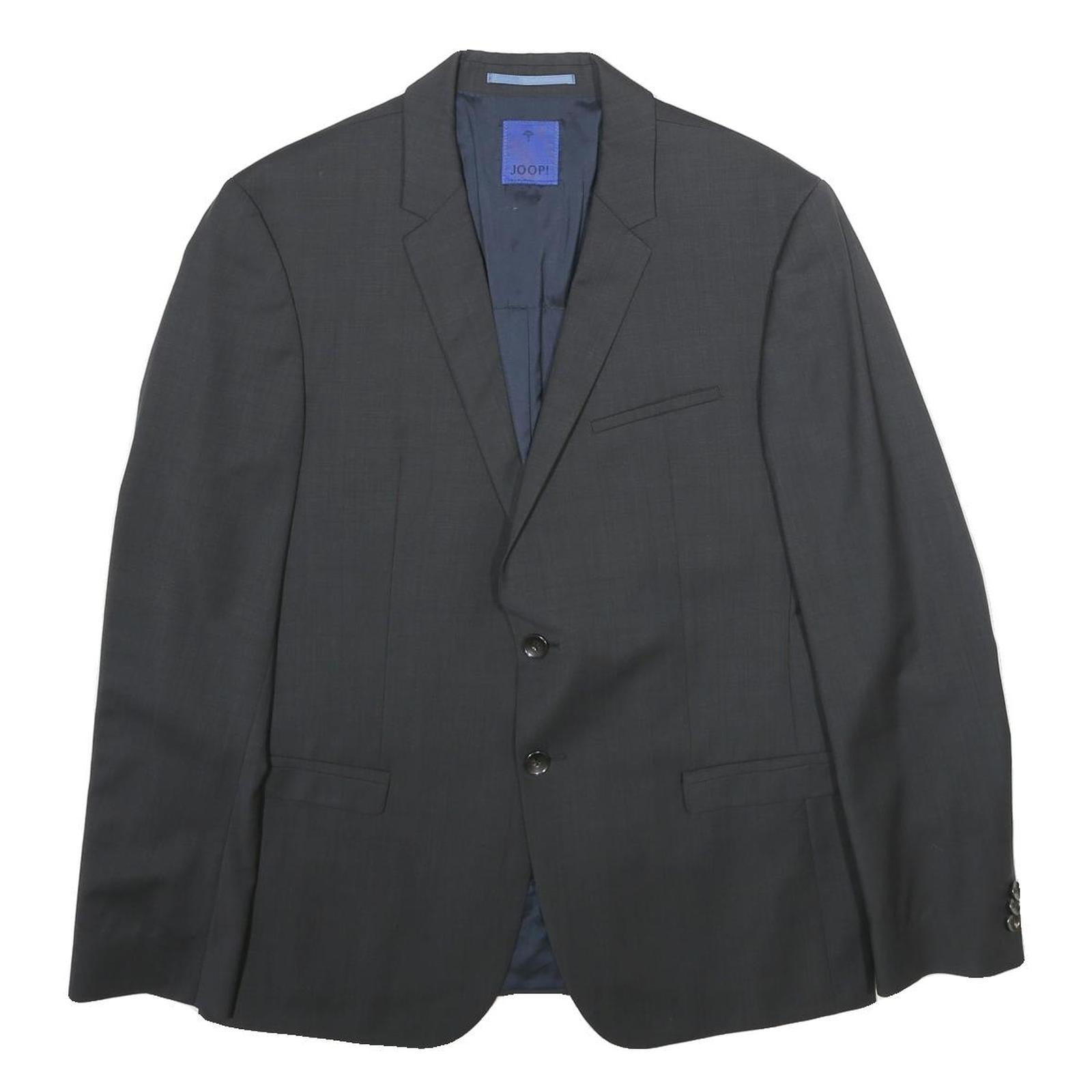 JOOP! Mens Black Wool Blend Tailored Jacket L Button Formal Classic Blazer Refurbished - N/A refurbished available on Cerqular