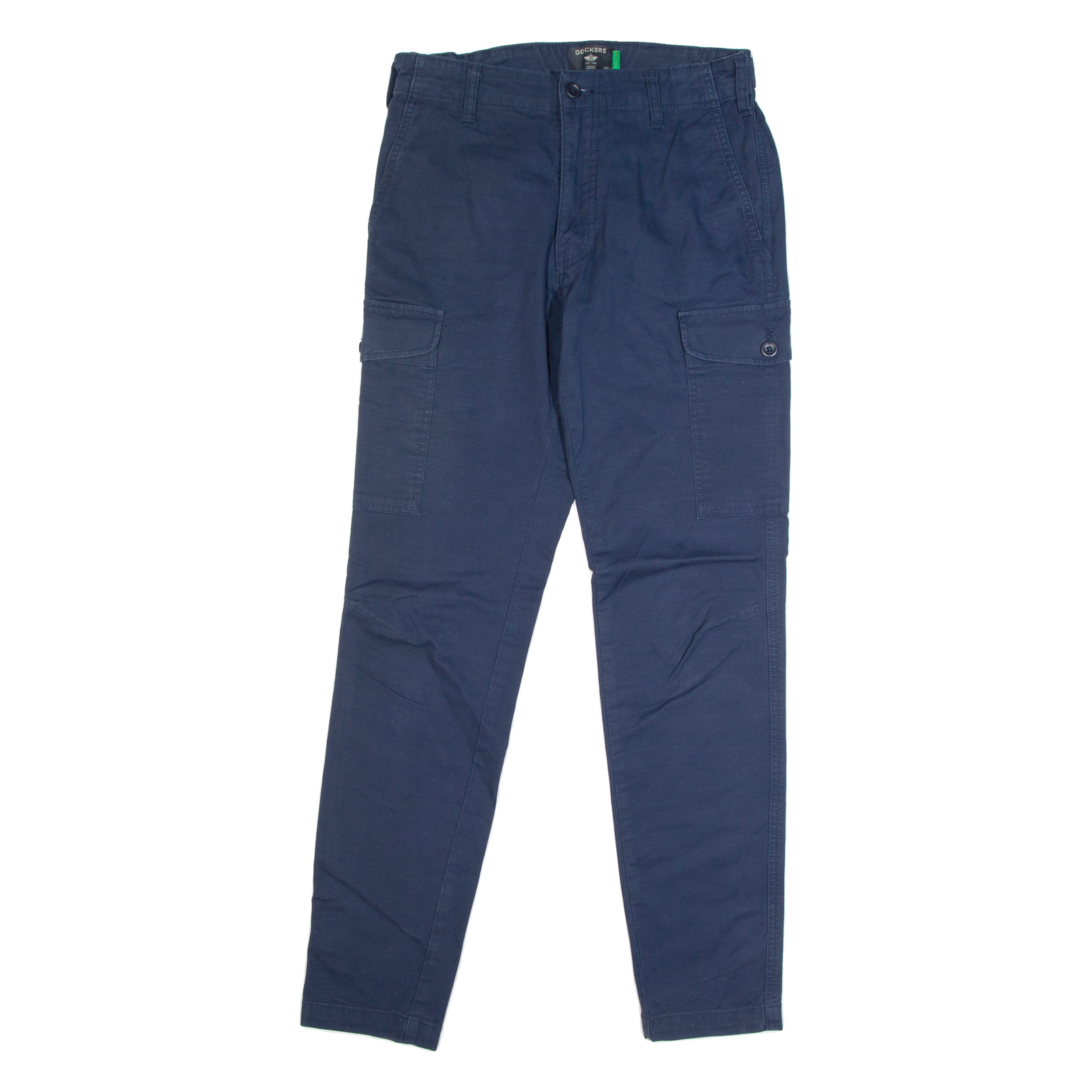 DOCKERS Mens Trousers Blue Slim Tapered W28 L31 Refurbished - N/A refurbished available on Cerqular