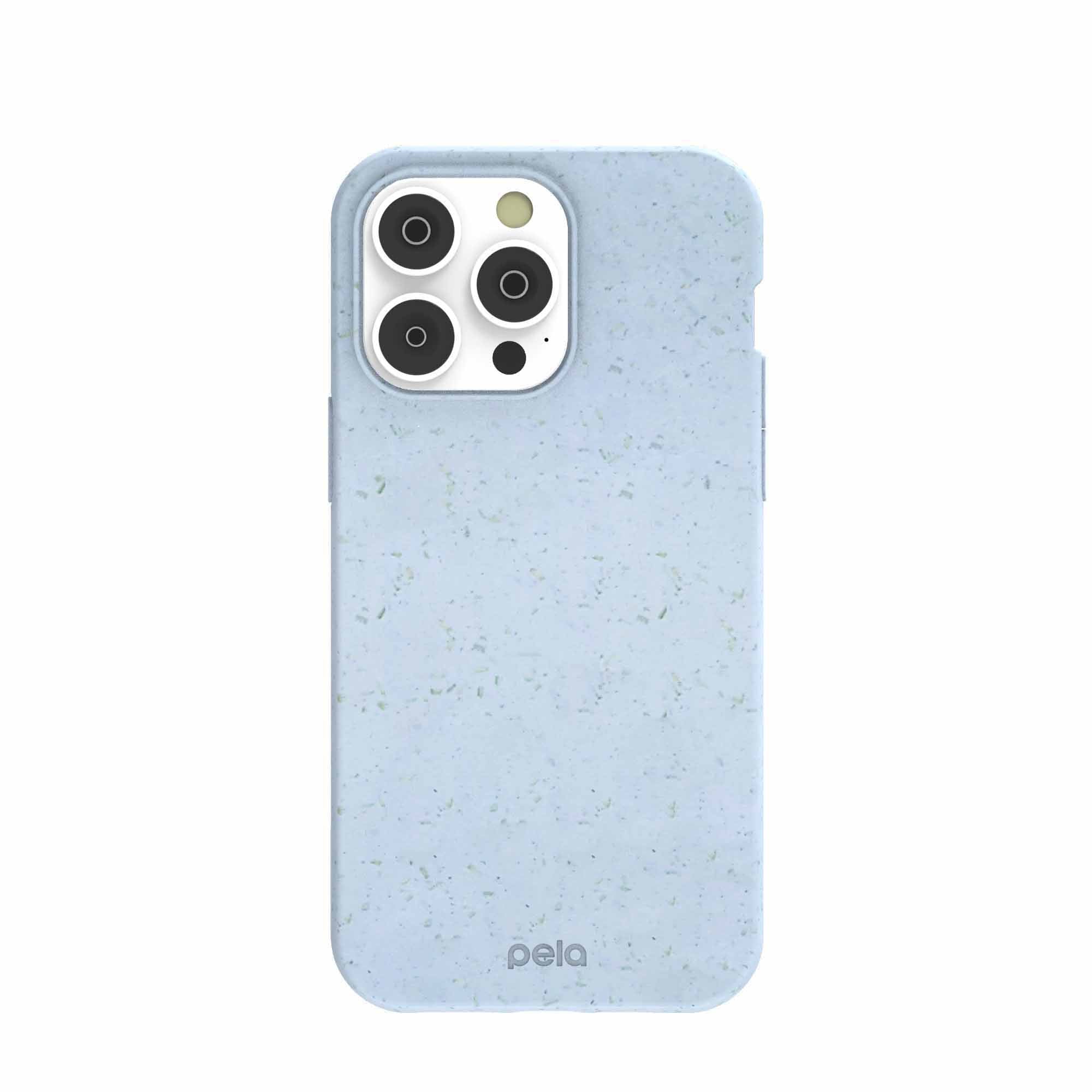 Powder Blue iPhone 14 Pro Max Case Refurbished - Pela Case refurbished available on Cerqular