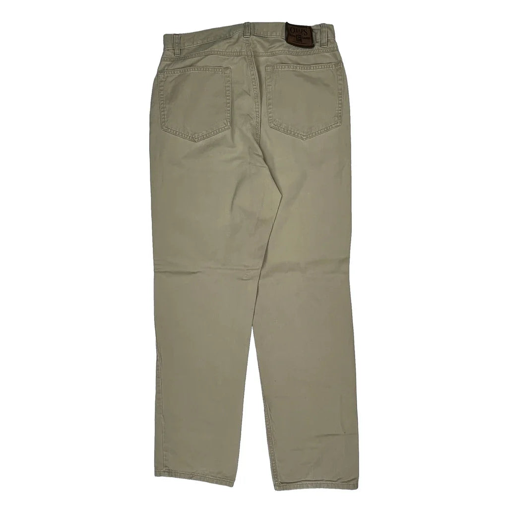 Buy Chaps Ralph Lauren Chinos - 34W 32L Beige Cotton Refurbished - $36.17 Chaps Ralph Lauren Chinos - 34W 32L Beige Cotton Refurbished - Thrifted (note: this is a term often used to describe second- refurbished available on Cerqular