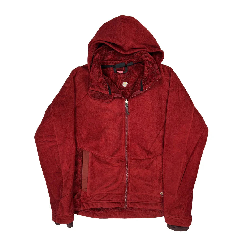 Mountain Hard Wear Fleece - Large Red Polyester Refurbished - Thrifted (note: this is a term often used to describe second- refurbished available on Cerqular