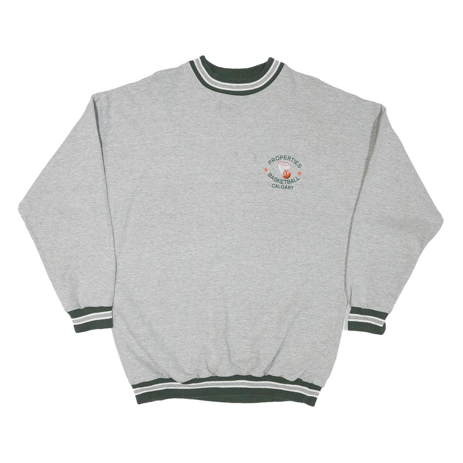 Buy ASH CITY Mens Grey Sweatshirt L Basketball Print Crew Neck Cotton Blend Pullover Refurbished - $23.39 ASH CITY Mens Grey Sweatshirt L Basketball Print Crew Neck Cotton Blend Pullover Refurbished - N/A refurbished available on Cerqular