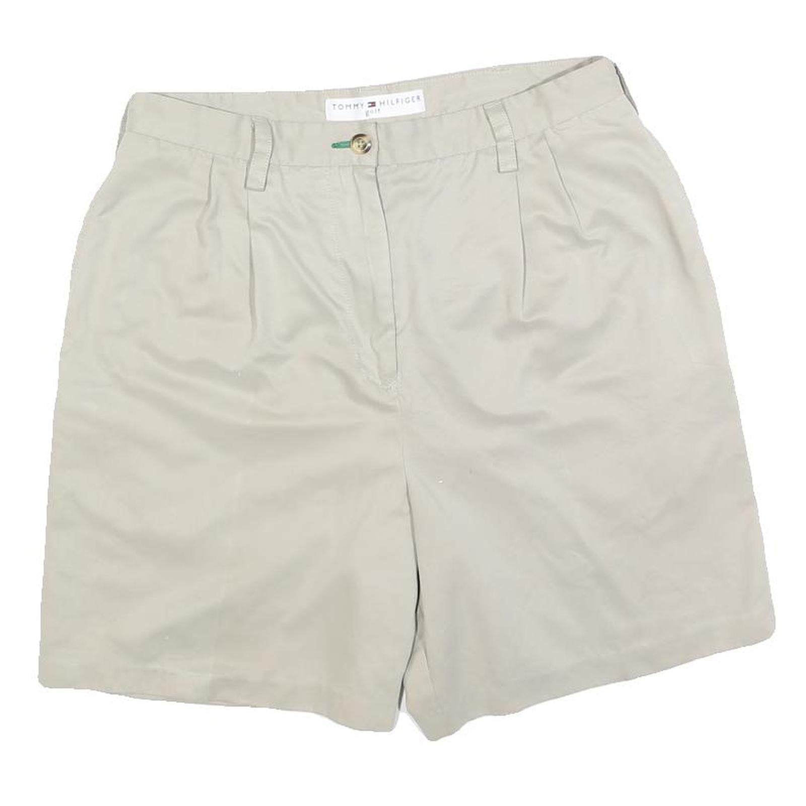 TOMMY HILFIGER Womens Shorts Beige Casual S W28 Cotton Blend Classic Fit Refurbished - N/A refurbished available on Cerqular