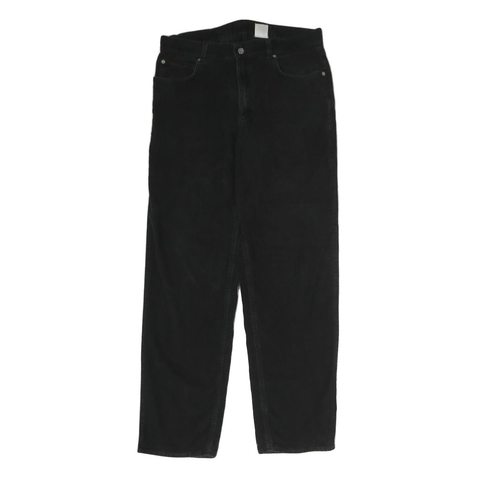 Buy CALVIN KLEIN Mens Cotton Black Regular Straight Trousers W32 L32 Zip Closure Refurbished - $36.39 CALVIN KLEIN Mens Cotton Black Regular Straight Trousers W32 L32 Zip Closure Refurbished - N/A refurbished available on Cerqular