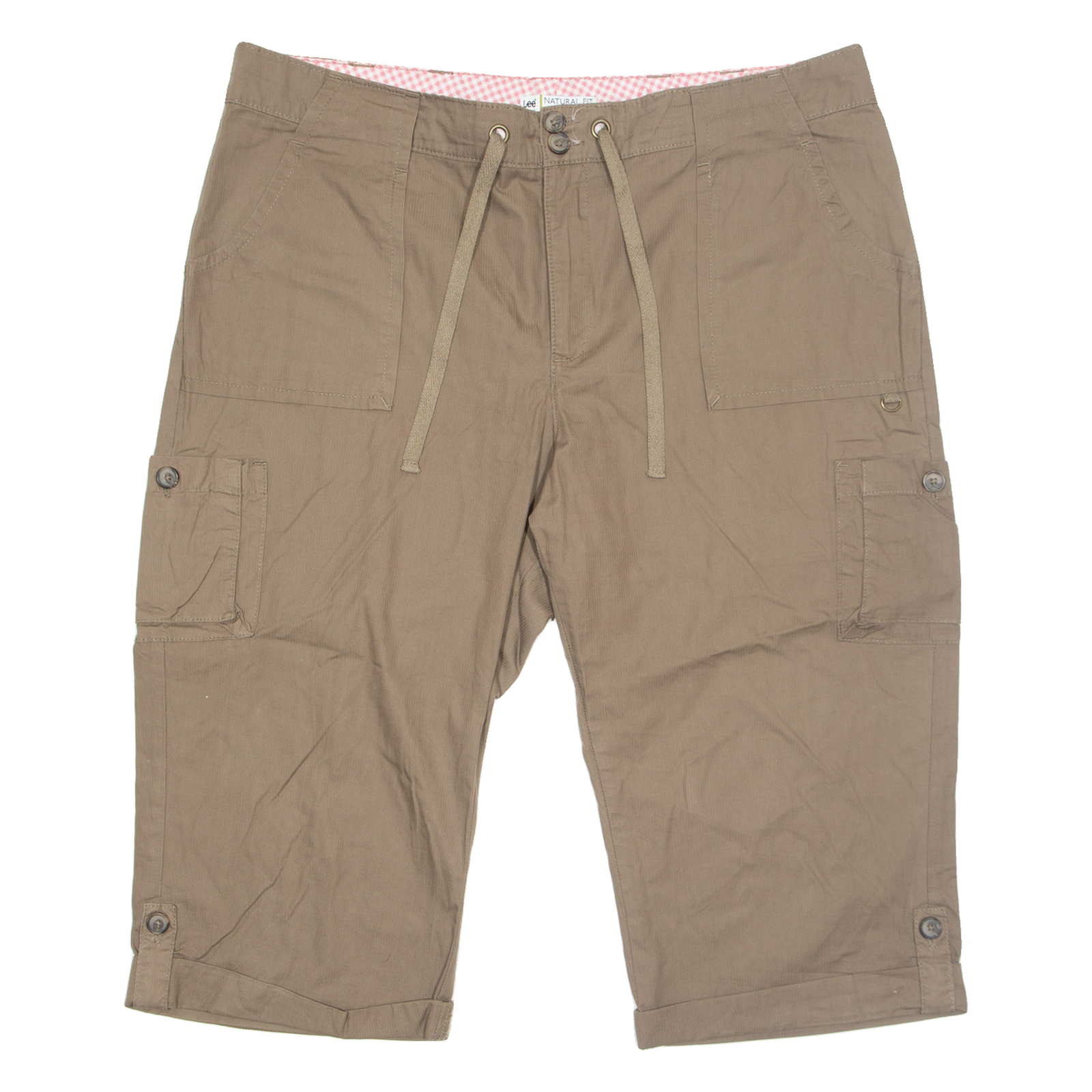 LEE 3/4 Length Mens Cargo Shorts Brown M W41 Refurbished - N/A refurbished available on Cerqular
