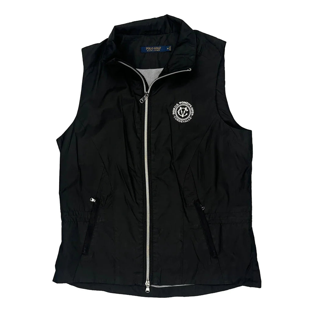 Polo By Ralph Lauren Gilet - Medium Black Polyester Refurbished - Thrifted (note: this is a term often used to describe second- refurbished available on Cerqular