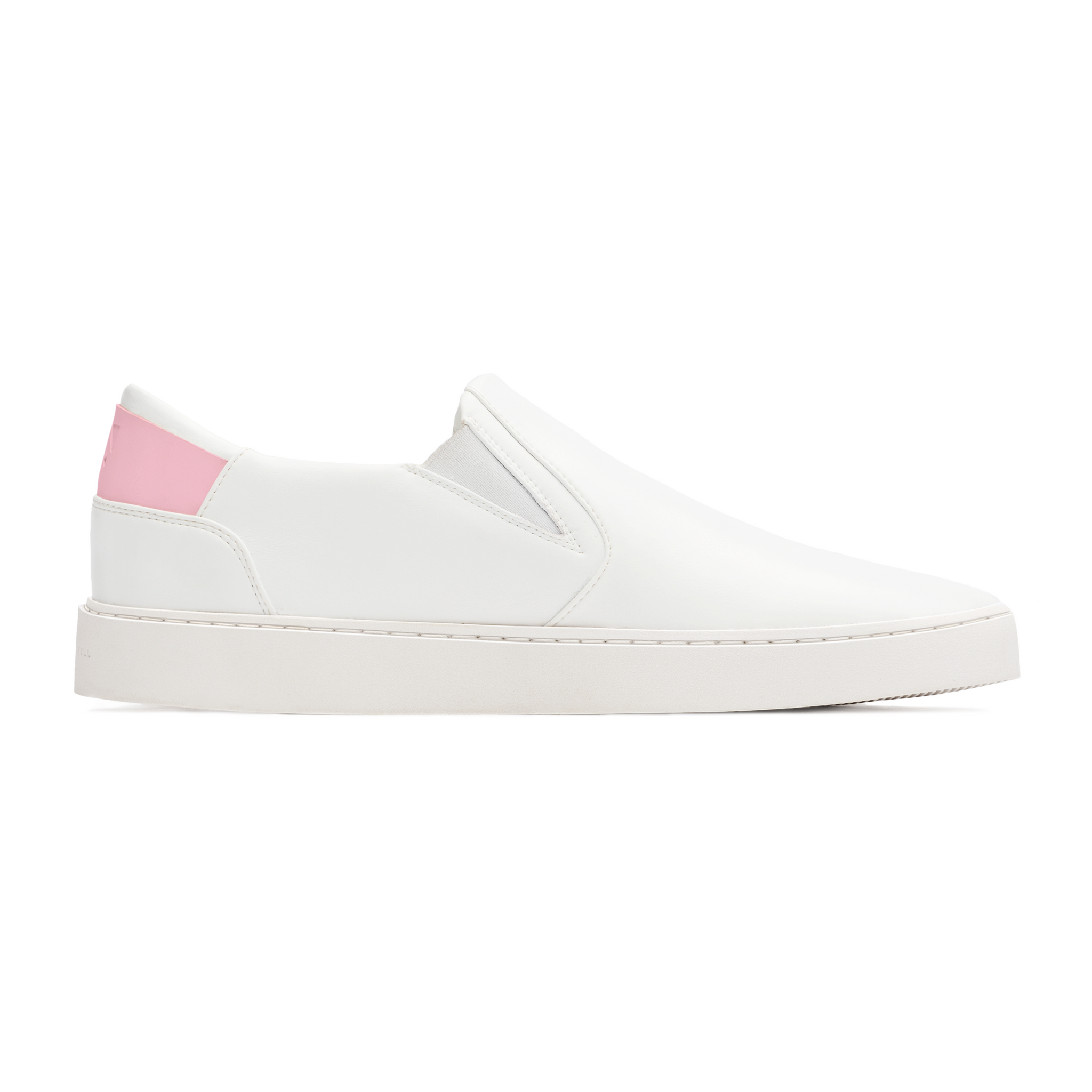 Men's Slip On | White-Pink | Size: 10 Refurbished - Thousand Fell refurbished available on Cerqular