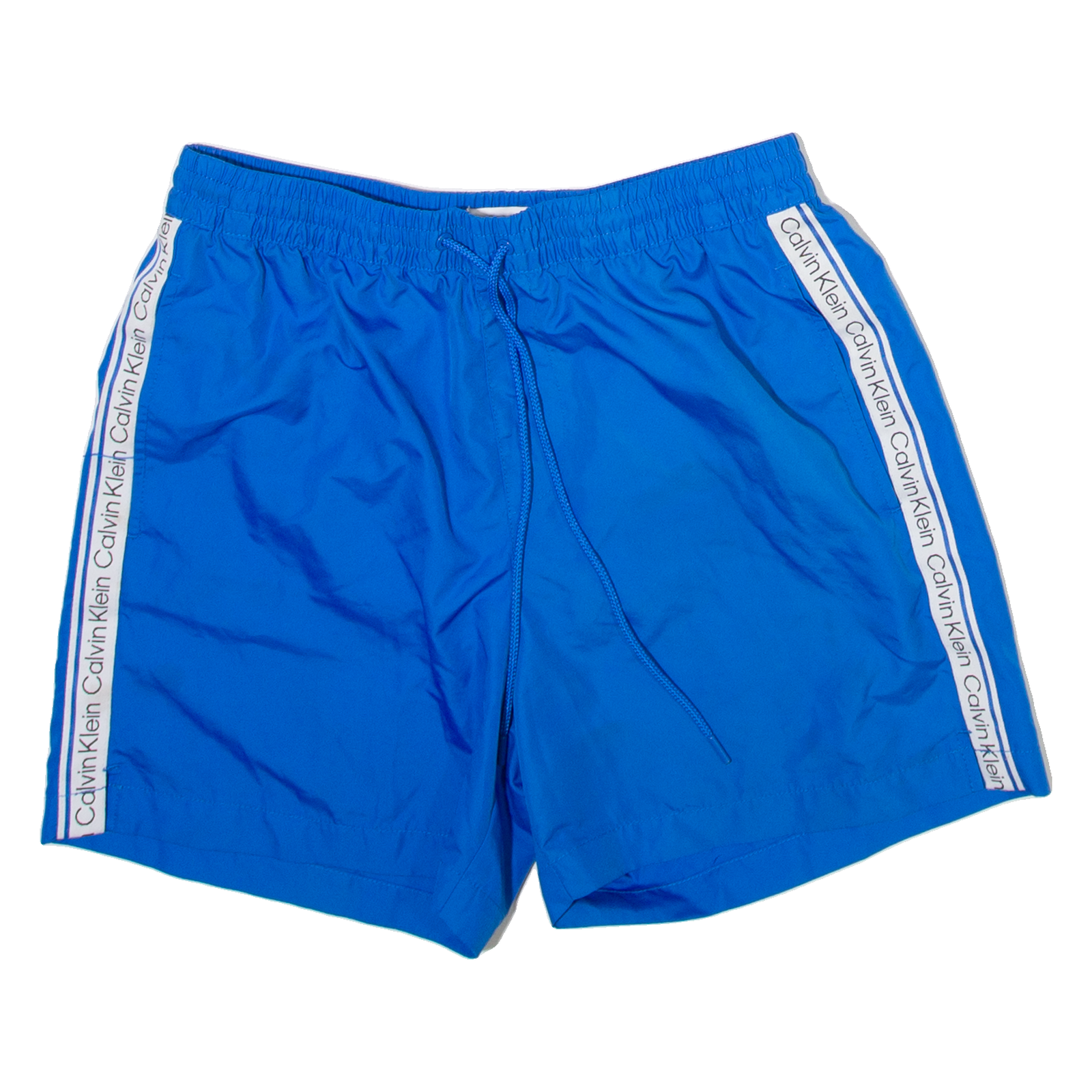 CALVIN KLEIN Mens Swimming Shorts Blue S W26 Refurbished - N/A refurbished available on Cerqular