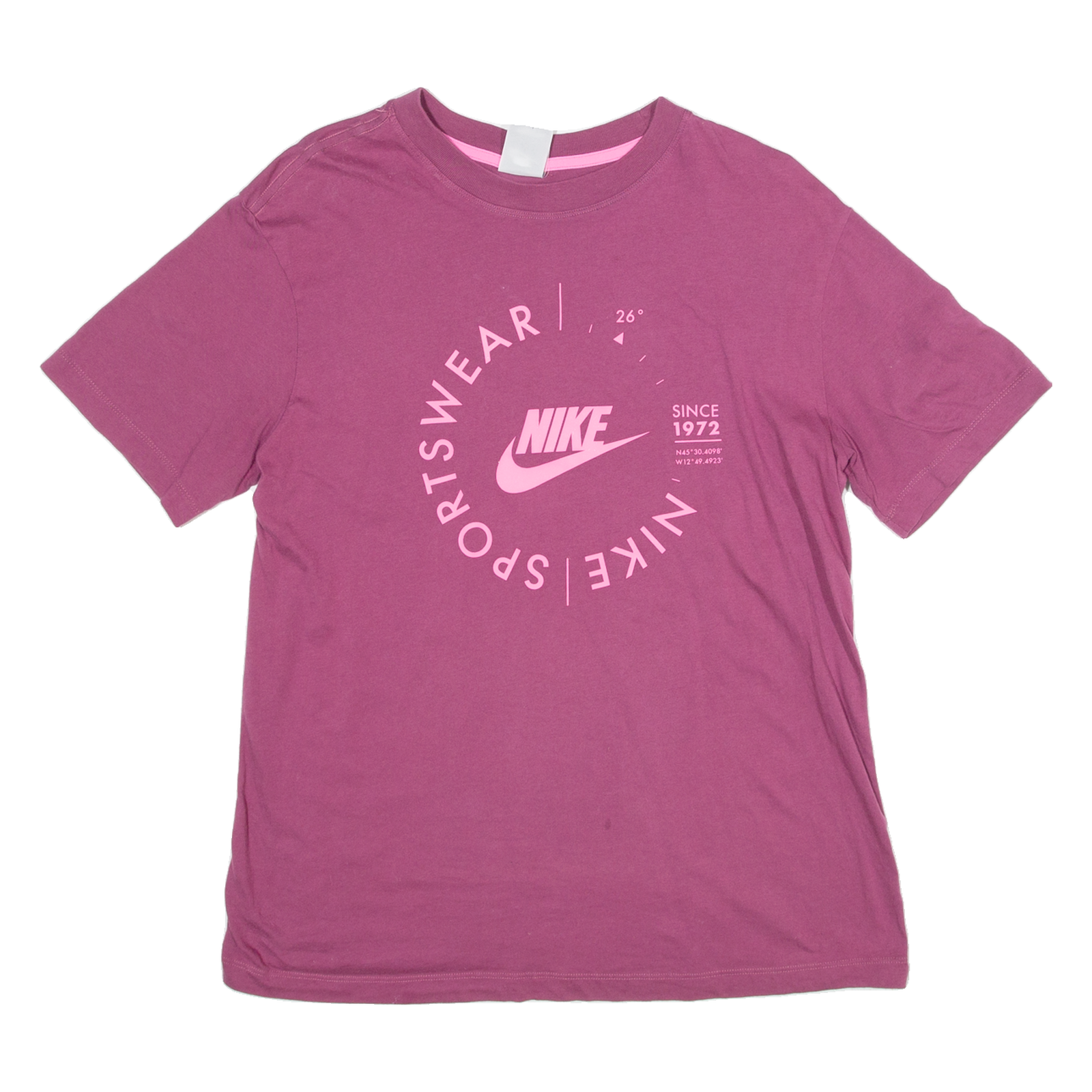 NIKE Womens T-Shirt Pink XS Refurbished - N/A refurbished available on Cerqular
