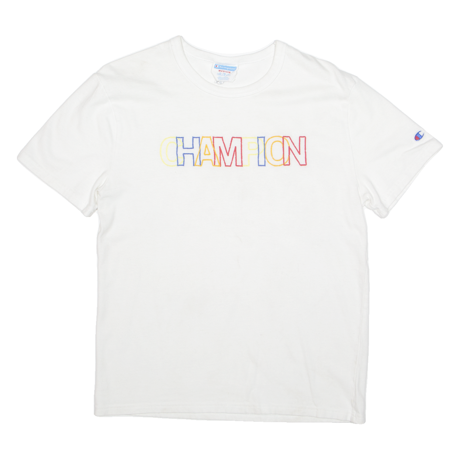 CHAMPION Mens T-Shirt White M Refurbished - N/A refurbished available on Cerqular