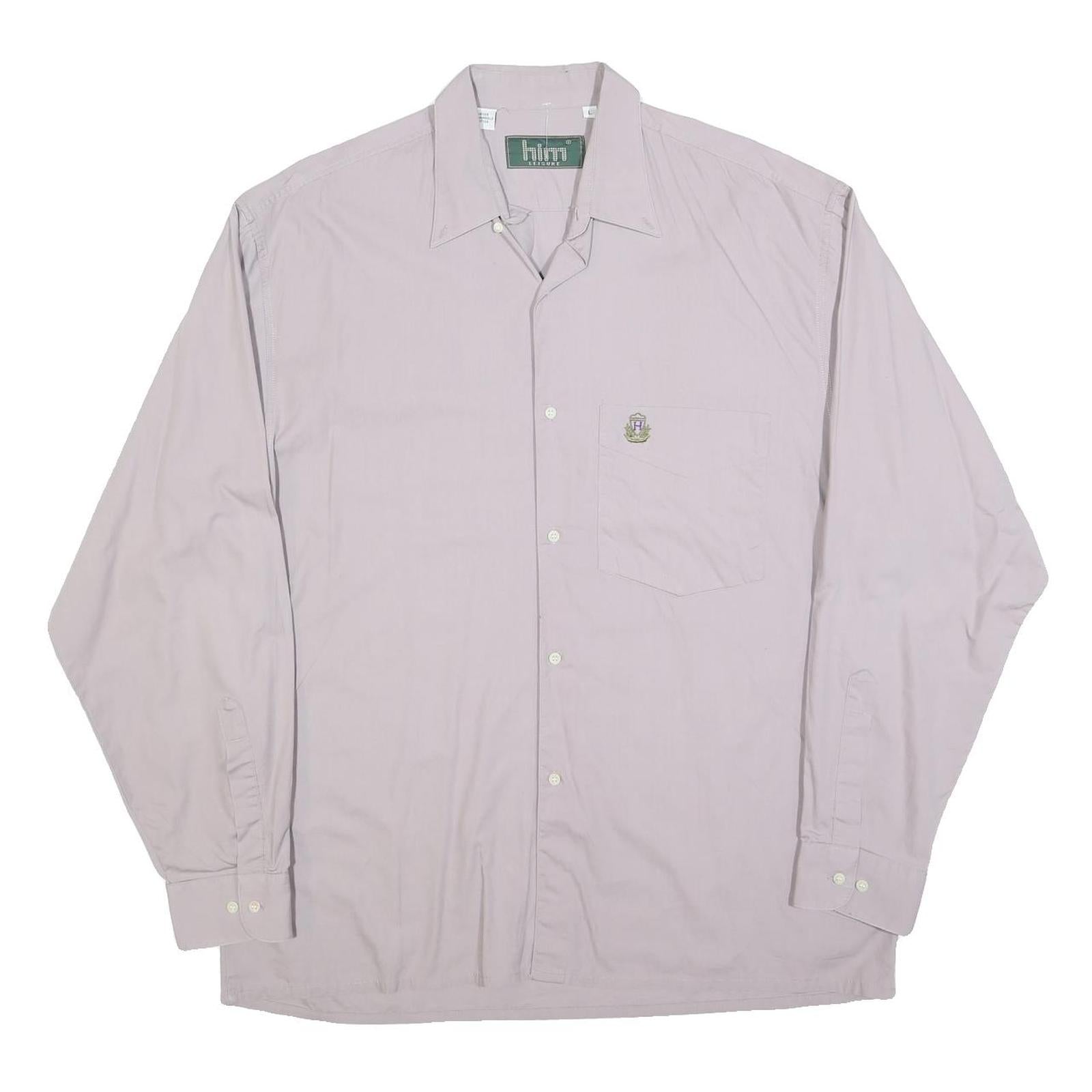 Buy HIM Mens Pale Pink Shirt L Cotton Blend Classic Button Collar Long Sleeve Refurbished - $19.49 HIM Mens Pale Pink Shirt L Cotton Blend Classic Button Collar Long Sleeve Refurbished - N/A refurbished available on Cerqular