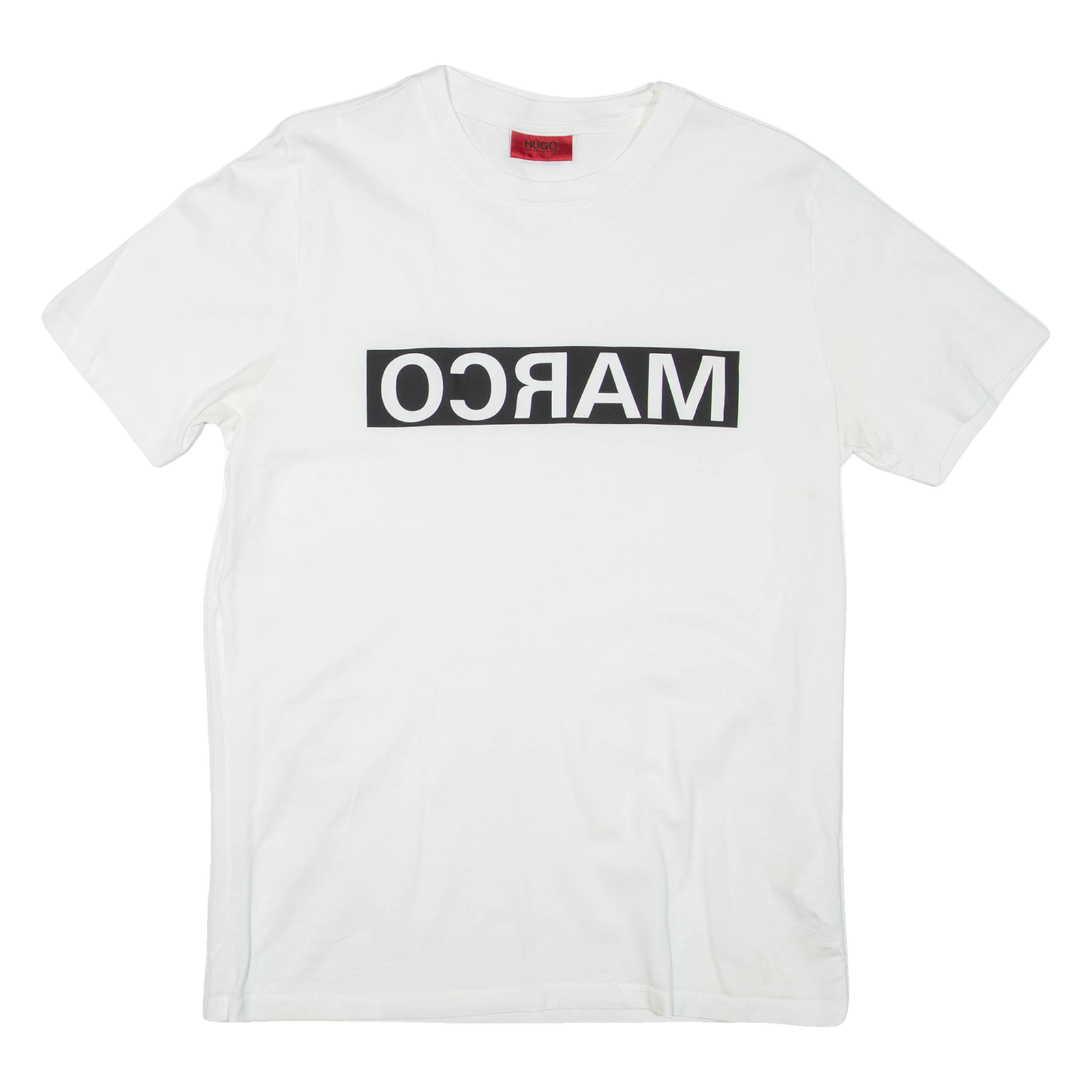 HUGO BOSS Mens T-Shirt White Crew Neck S Refurbished - N/A refurbished available on Cerqular