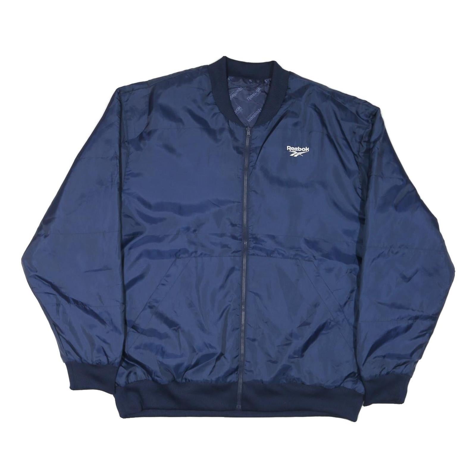 Buy REEBOK Mens Navy Blue Bomber Jacket M Nylon Plain Sportswear Zip Closure Refurbished - $41.59 REEBOK Mens Navy Blue Bomber Jacket M Nylon Plain Sportswear Zip Closure Refurbished - N/A refurbished available on Cerqular